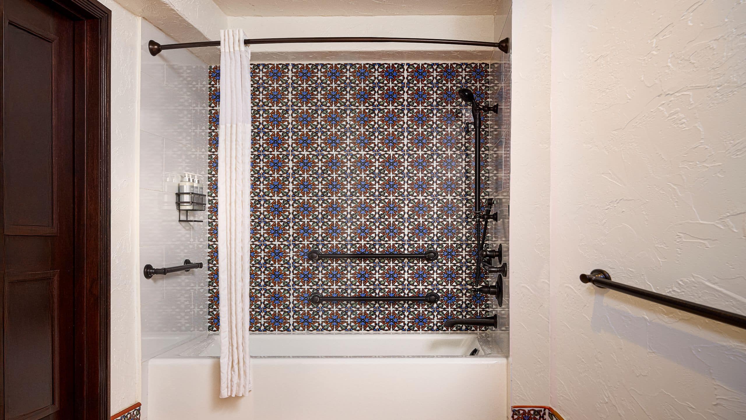 3 of 3 Mar Monte Hotel Accessible Bathtub Open Curtain