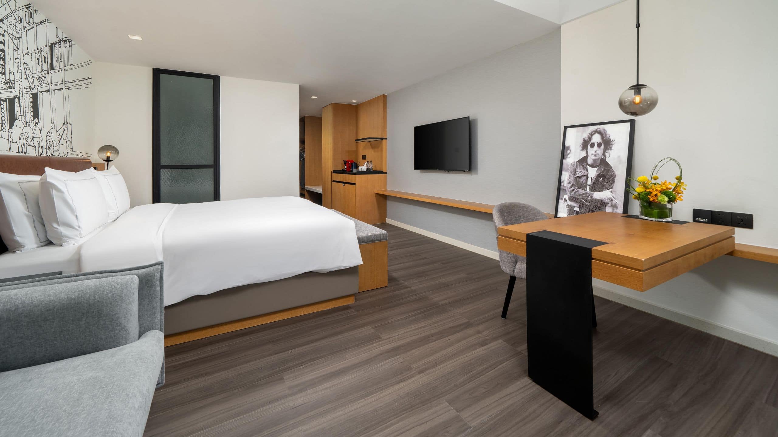 UrCove Guangzhou Canton Tower Exhibition Center  Deluxe King Flower