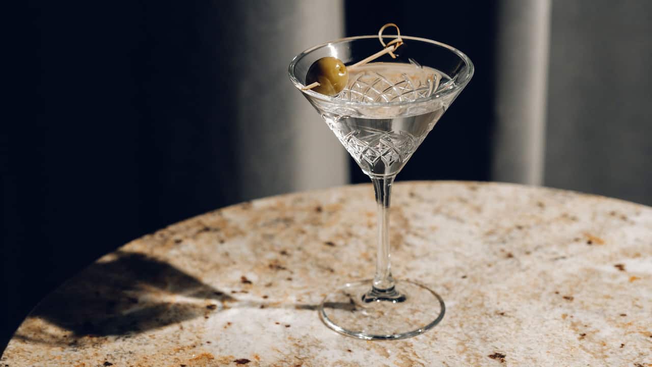 Classic Martini Olive Landscape