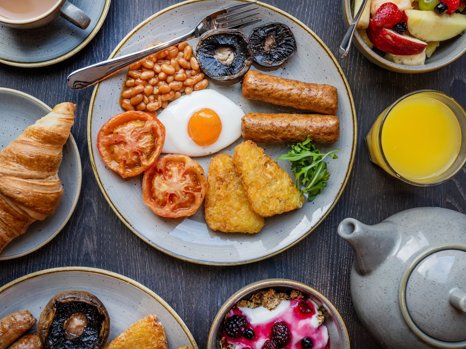 Hyatt House Leeds Vegetarian Breakfast