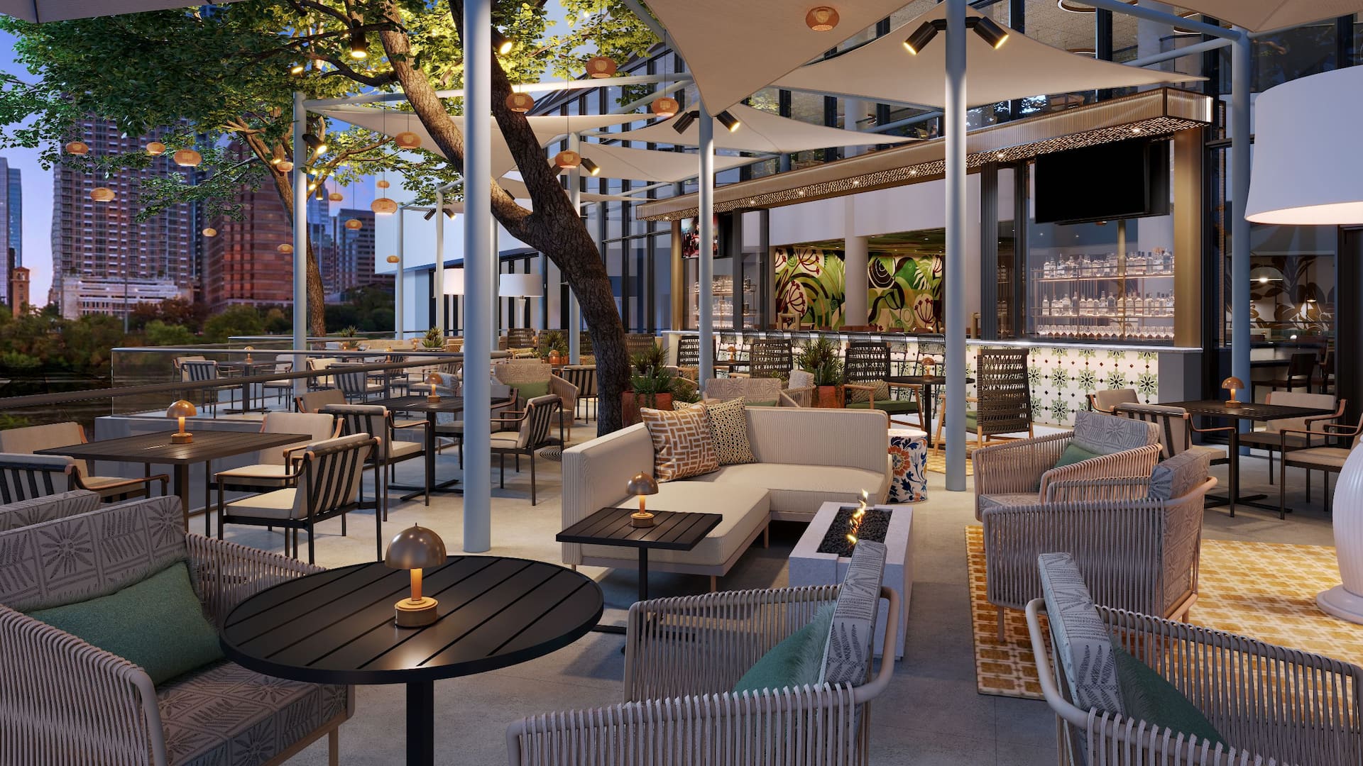 2 of 2 Hyatt Regency Austin Bar Patio