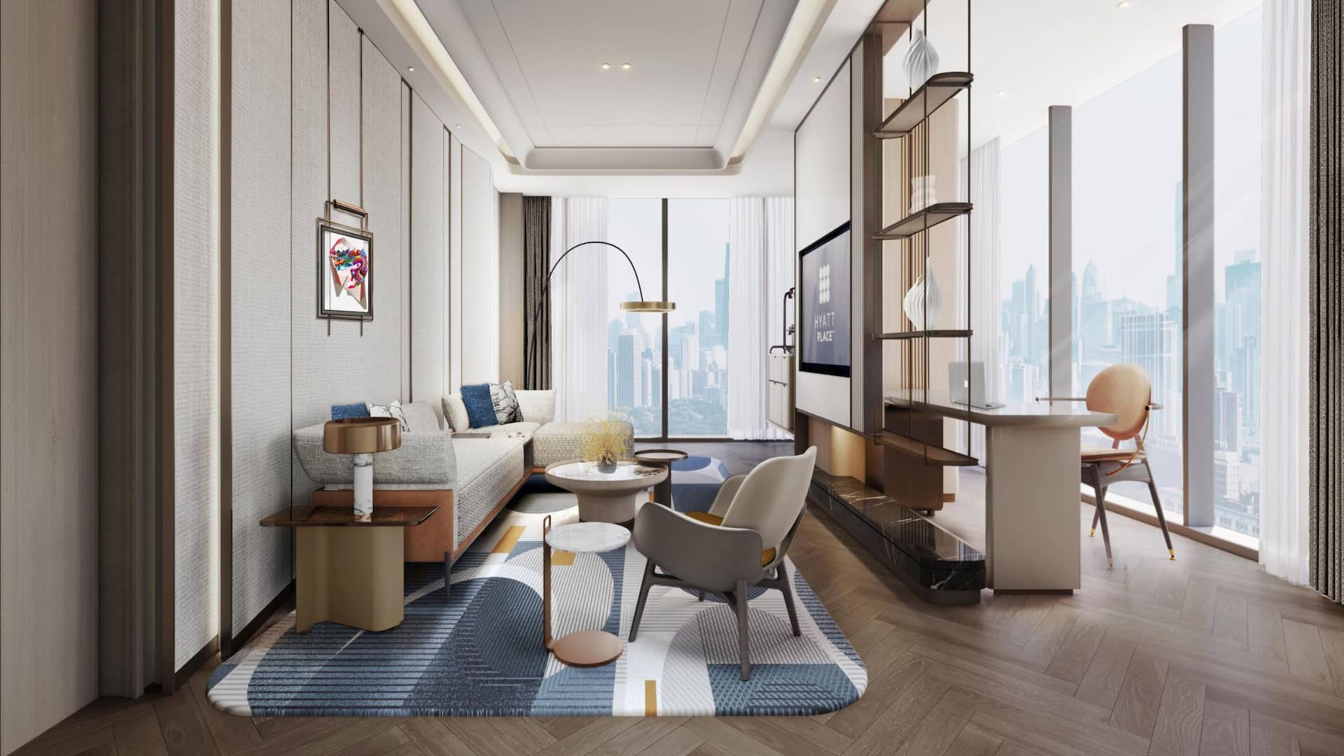 Hyatt Place Kunshan Gaoxin King Bed Suite Living Room