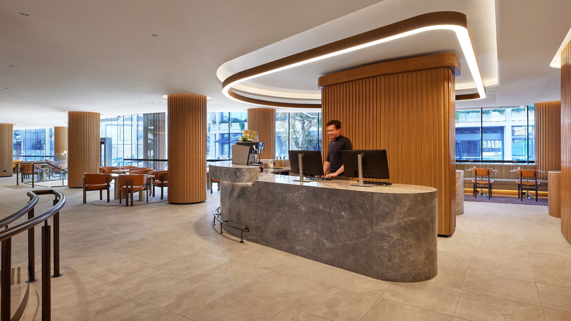 Hyatt House South Melbourne Reception Lobby Area