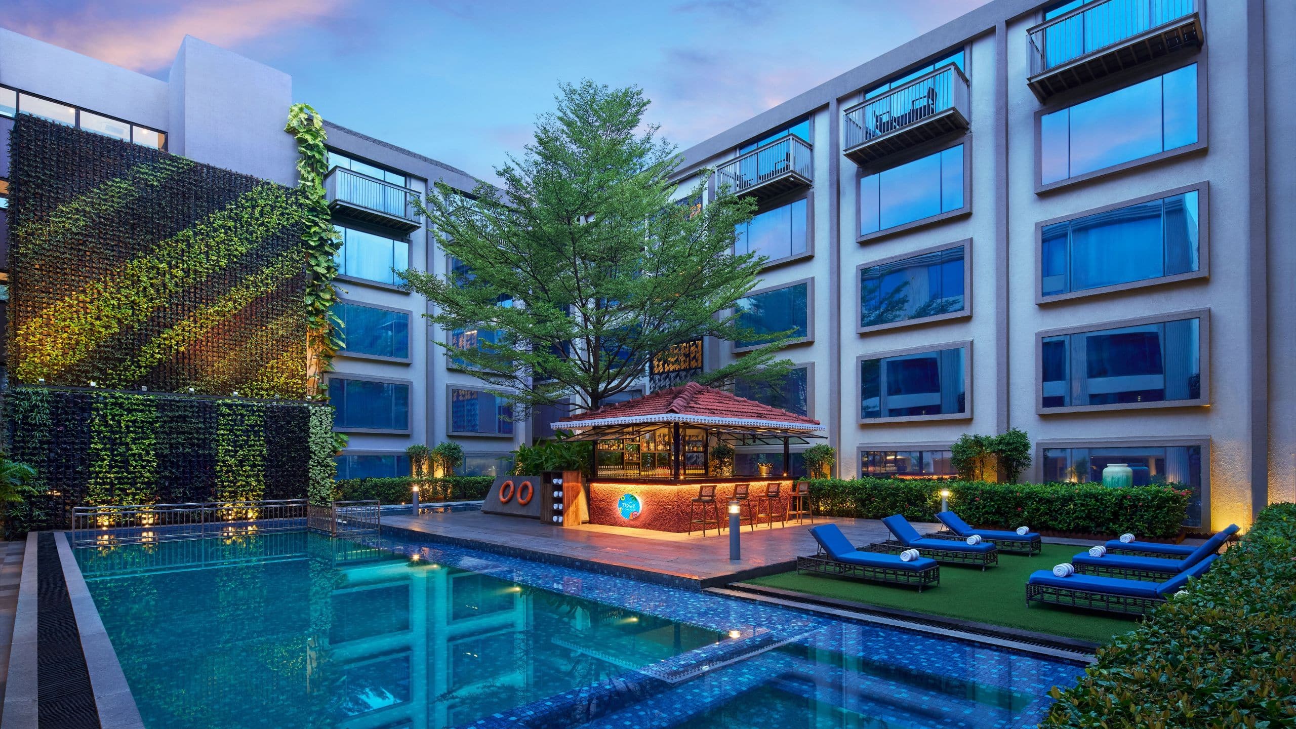 Hyatt Centric Candolim Goa Goazc Swimming Pool Area