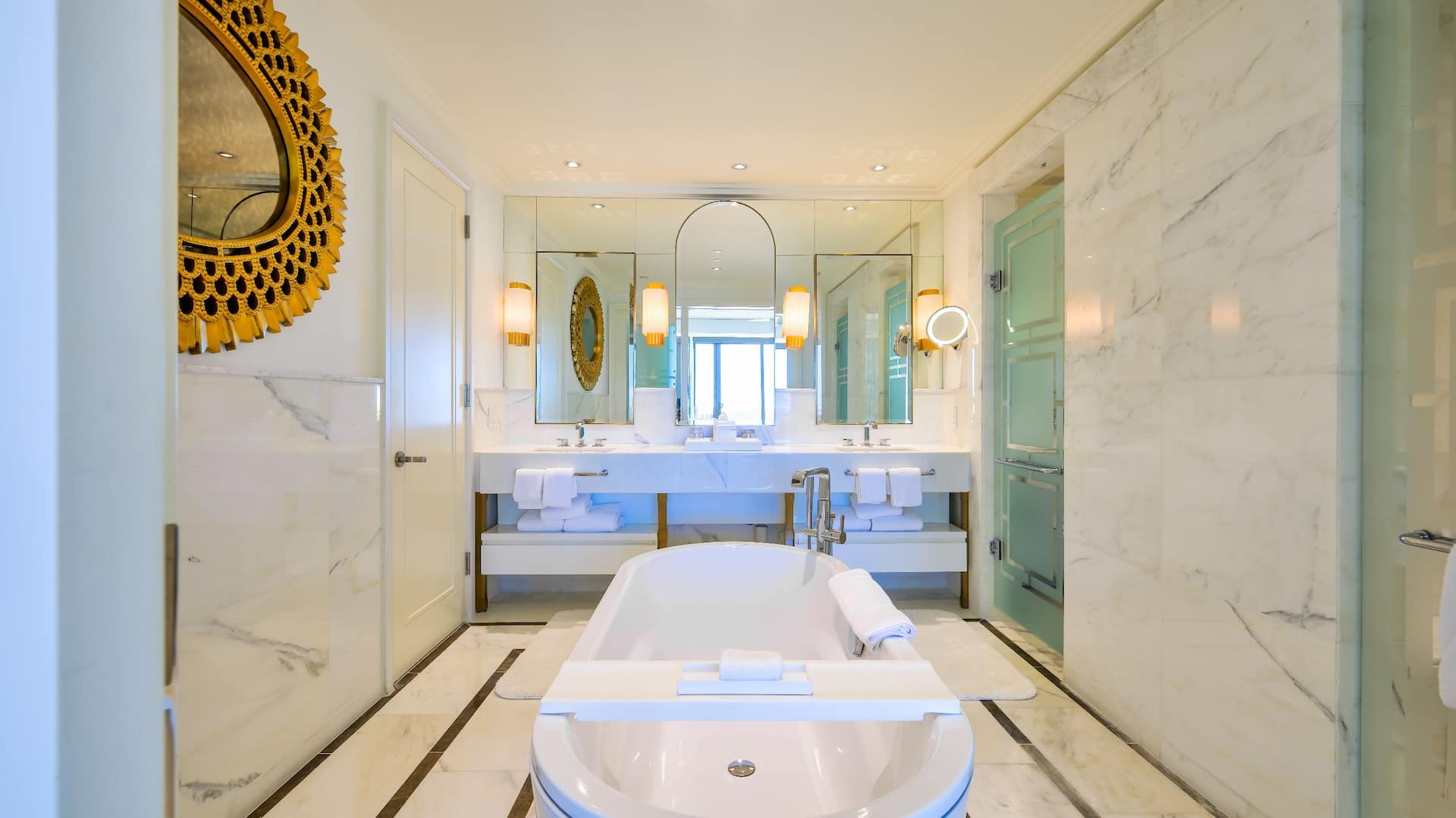 8/14 Grand Hyatt Baha Mar East Presidential Guest Bathroom