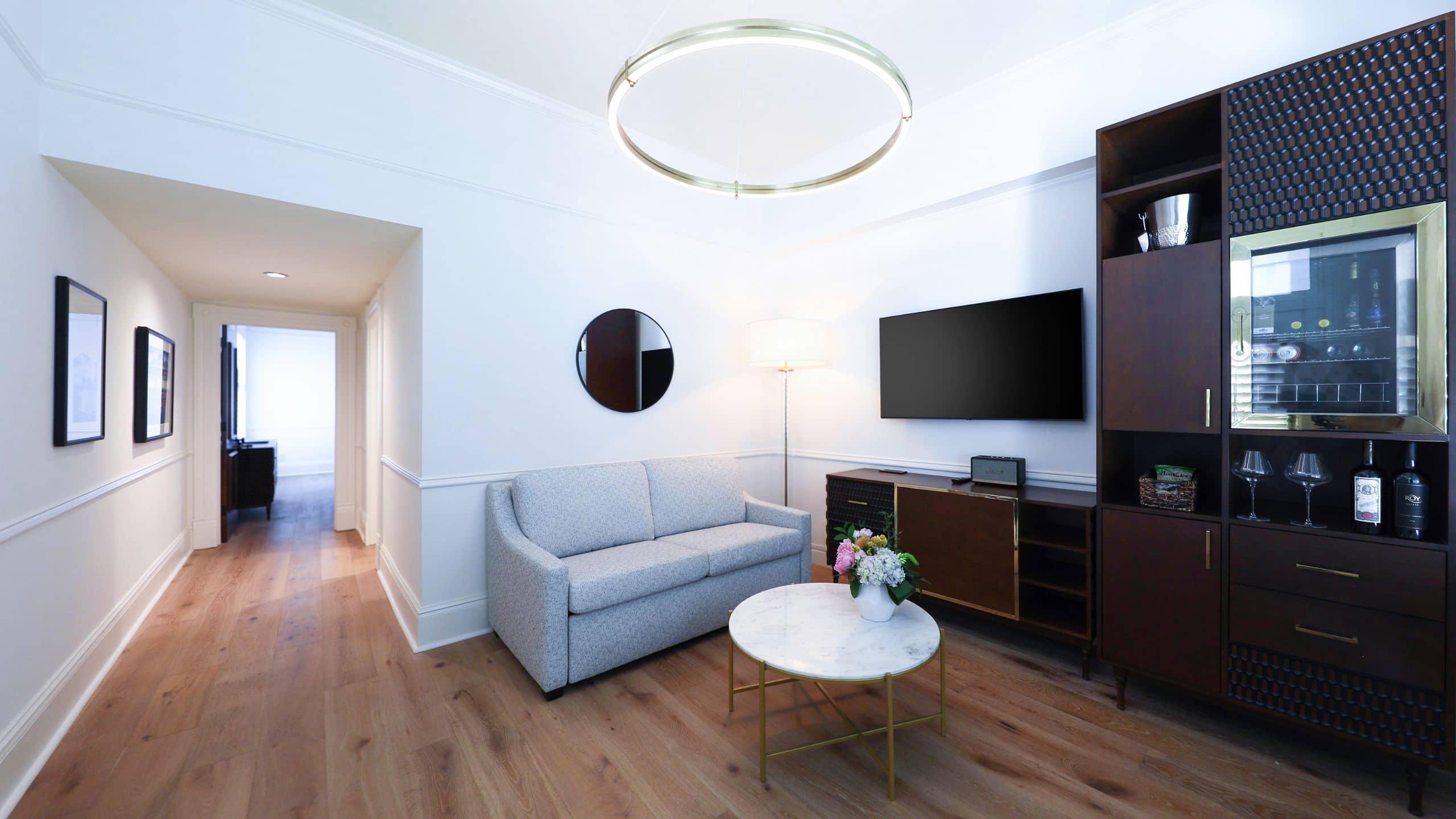 Fairmount Hotel Double Queen Suite Sitting Area