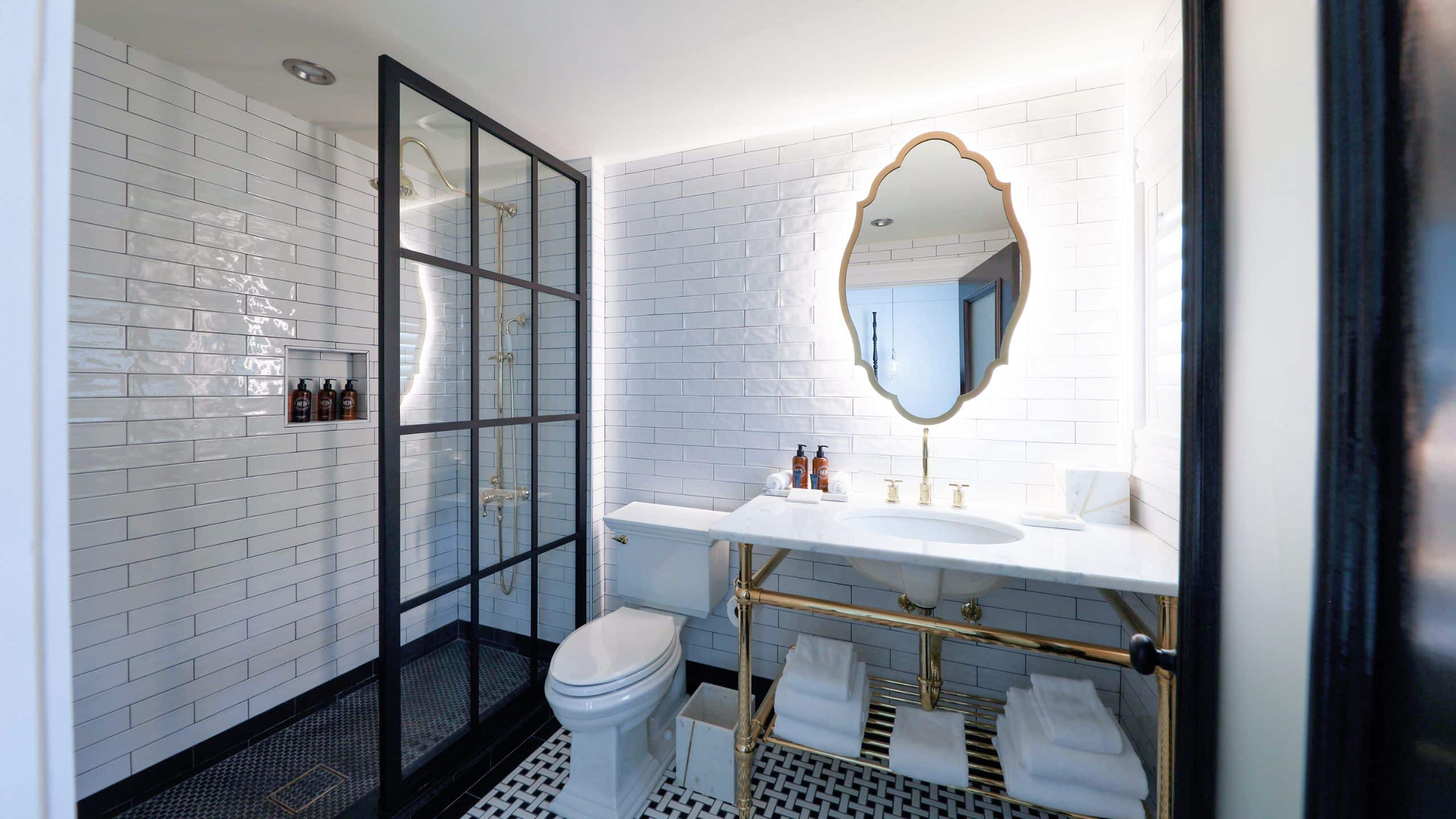 Fairmount Hotel Deluxe King Sleeper Sofa Bathroom Shower