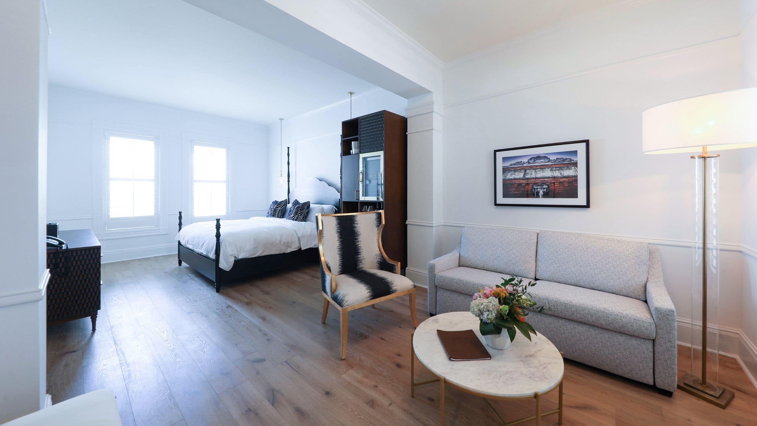 Fairmount Hotel Deluxe King Sleeper Sofa Sitting Area