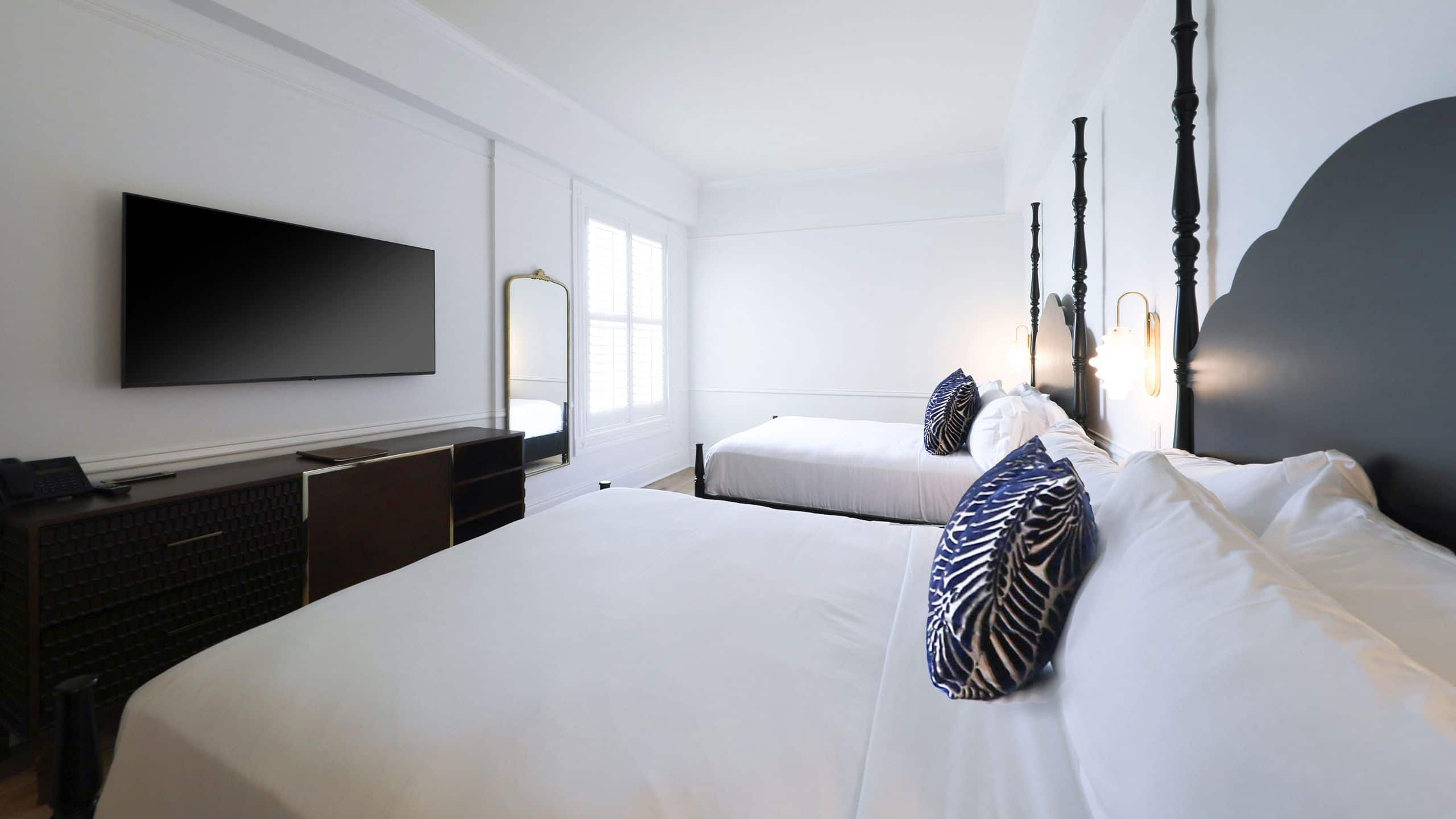 Fairmount Hotel Double Queen Suite Bedroom