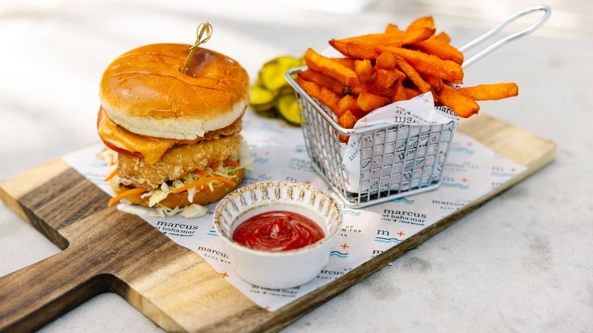 Grand Hyatt Baha Mar Marcus Chicken Sandwich