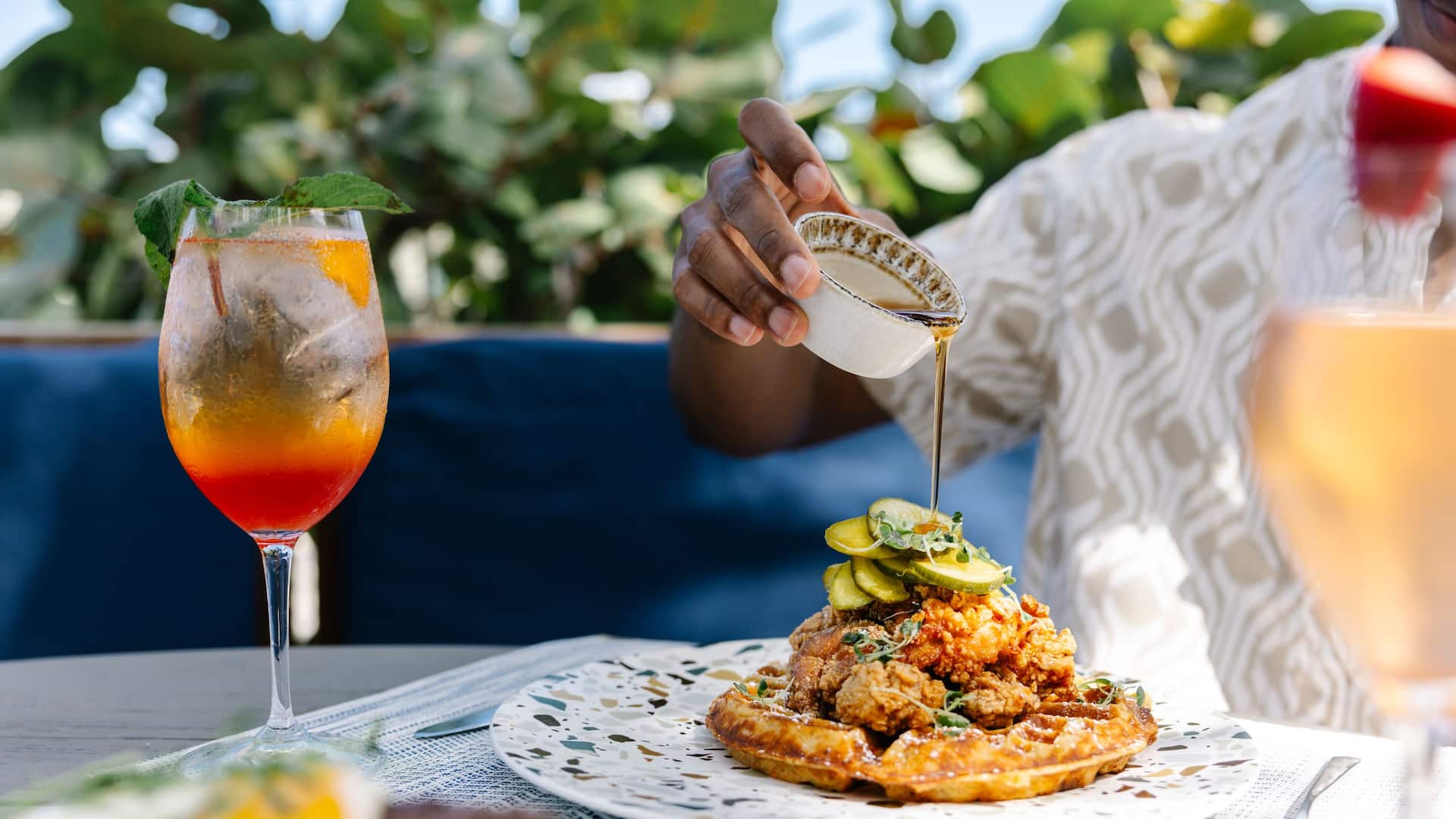 Grand Hyatt Baha Mar Marcus Brunch Waffles