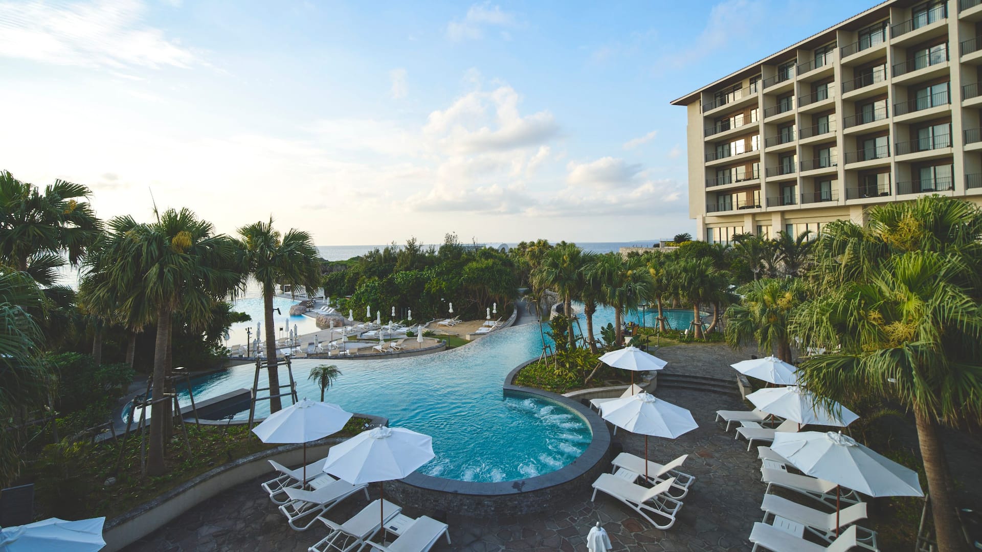 Hyatt Regency Seragaki Island, Okinawa Daytime Poolside View