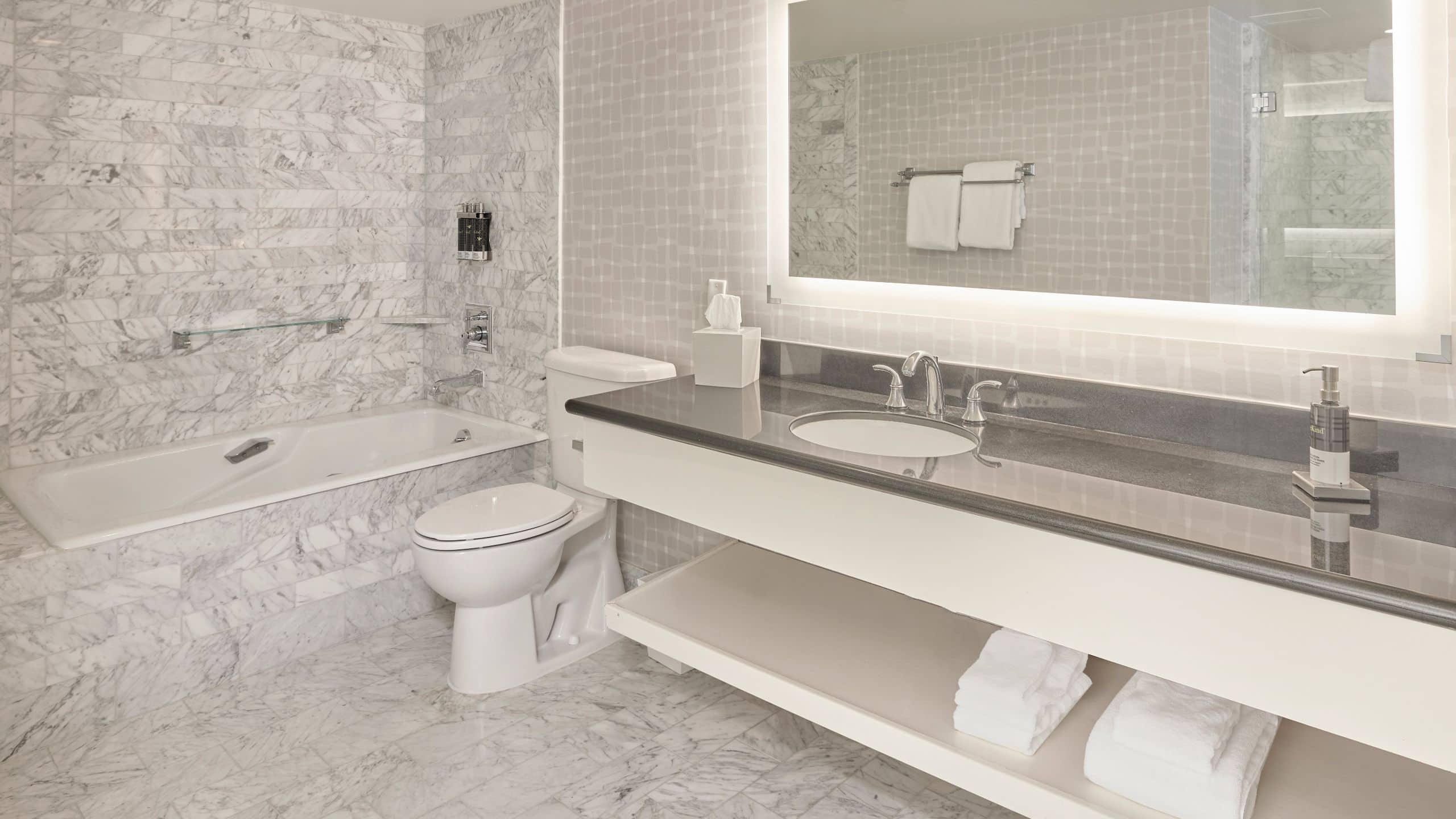 Hyatt Centric Delfina Santa Monica Bathroom And Tub