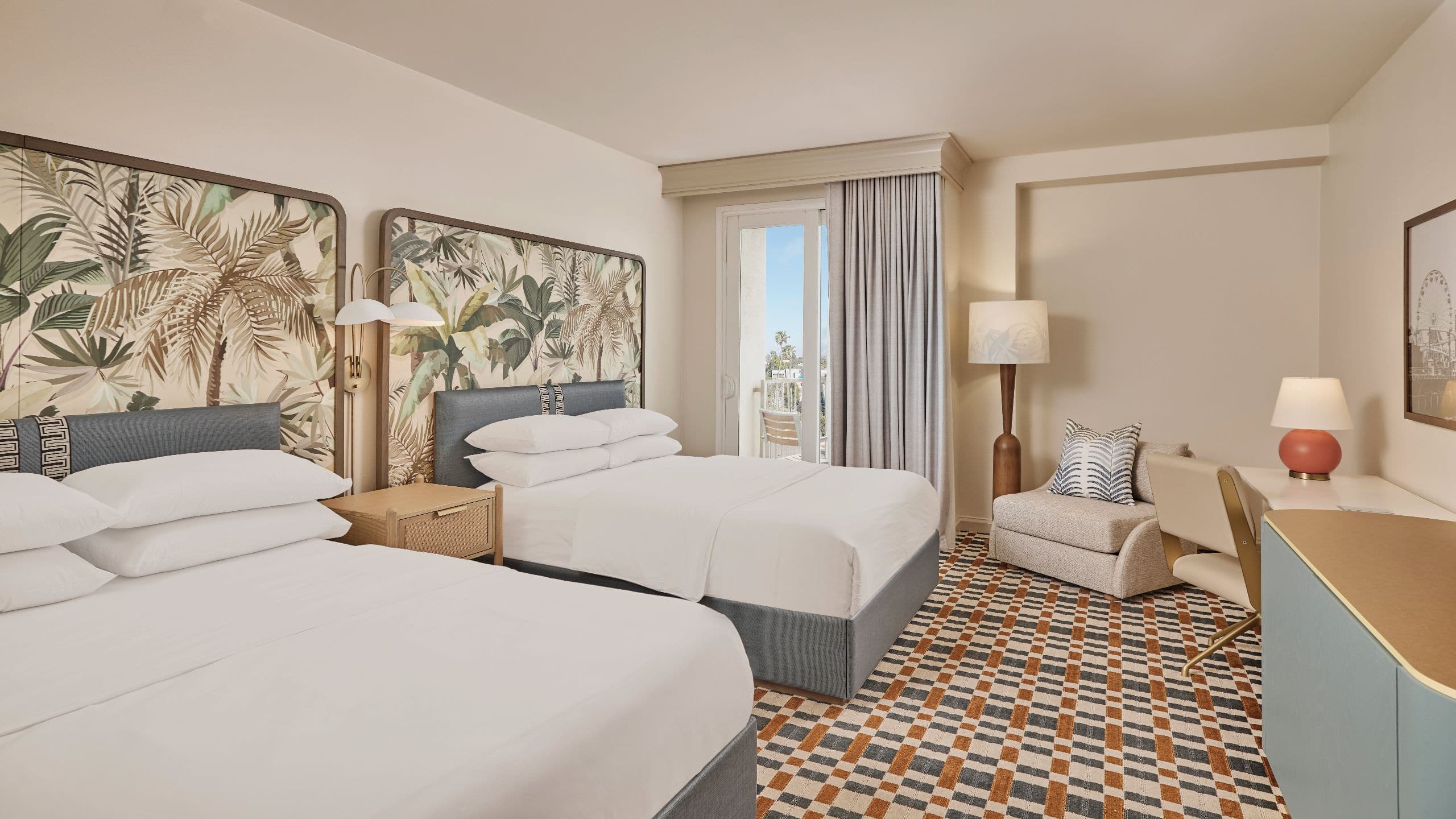 Hyatt Centric Delfina Santa Monica Two Queen Beds City View