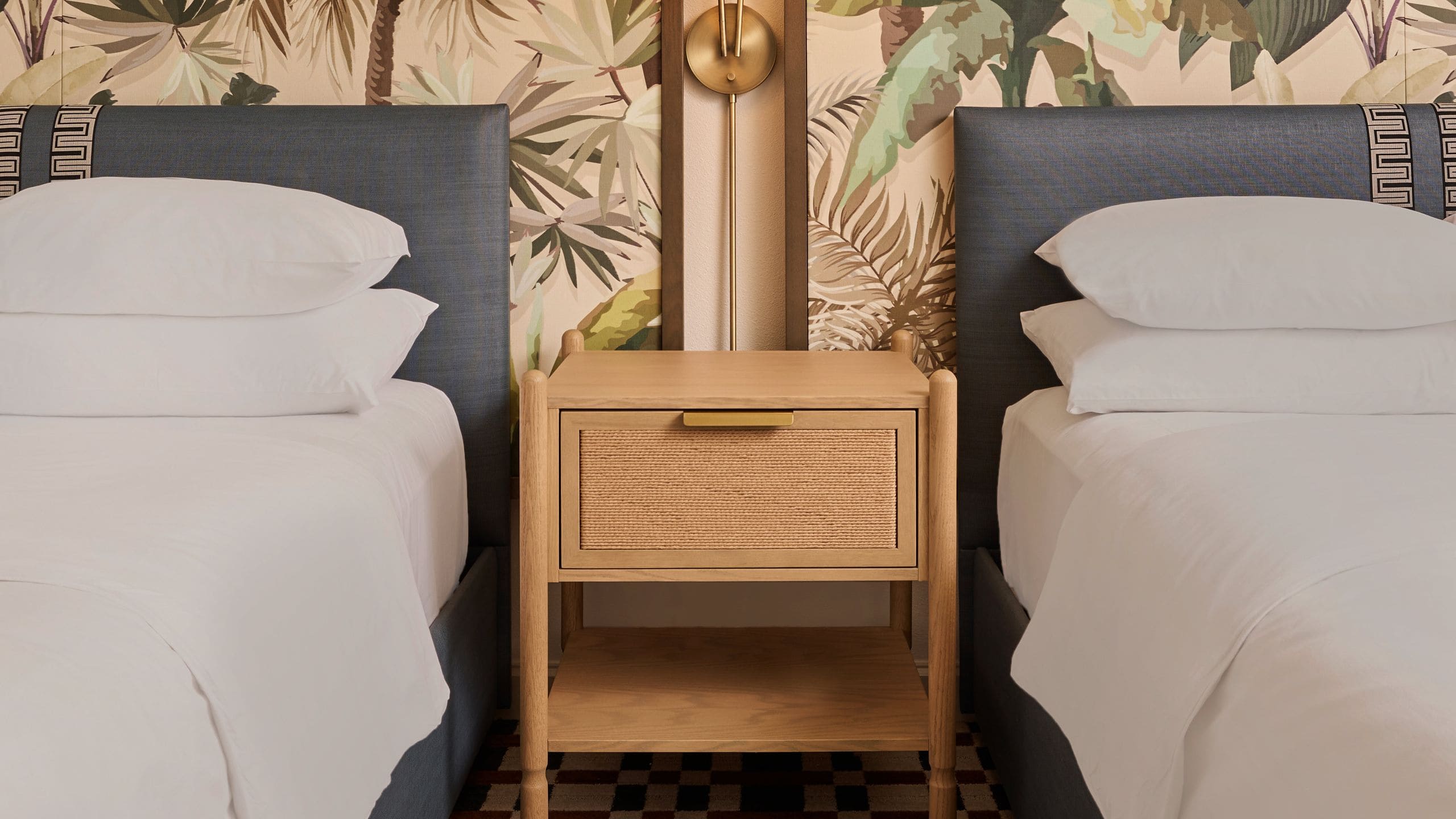 1 of 3 Hyatt Centric Delfina Santa Monica Two Queen Beds Endtable