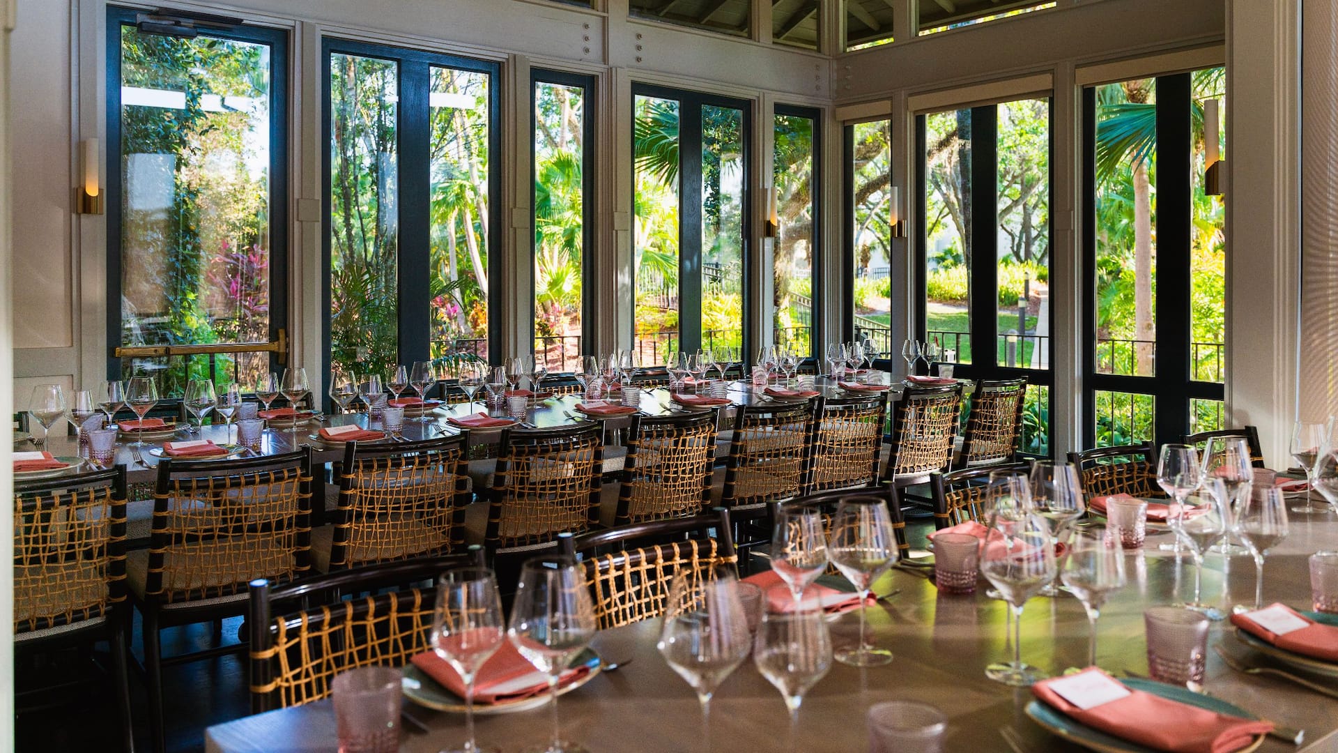 1 of 1 Hyatt Regency Grand Cypress Resort Four Flamingos Large Party Setup