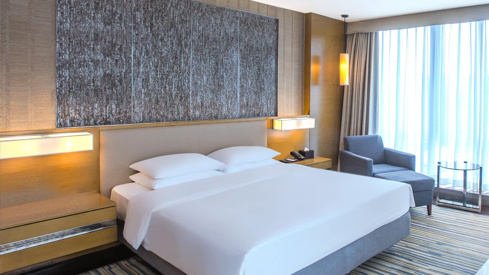 1 of 2 Hyatt Regency Chongqing Family Suite Bedroom