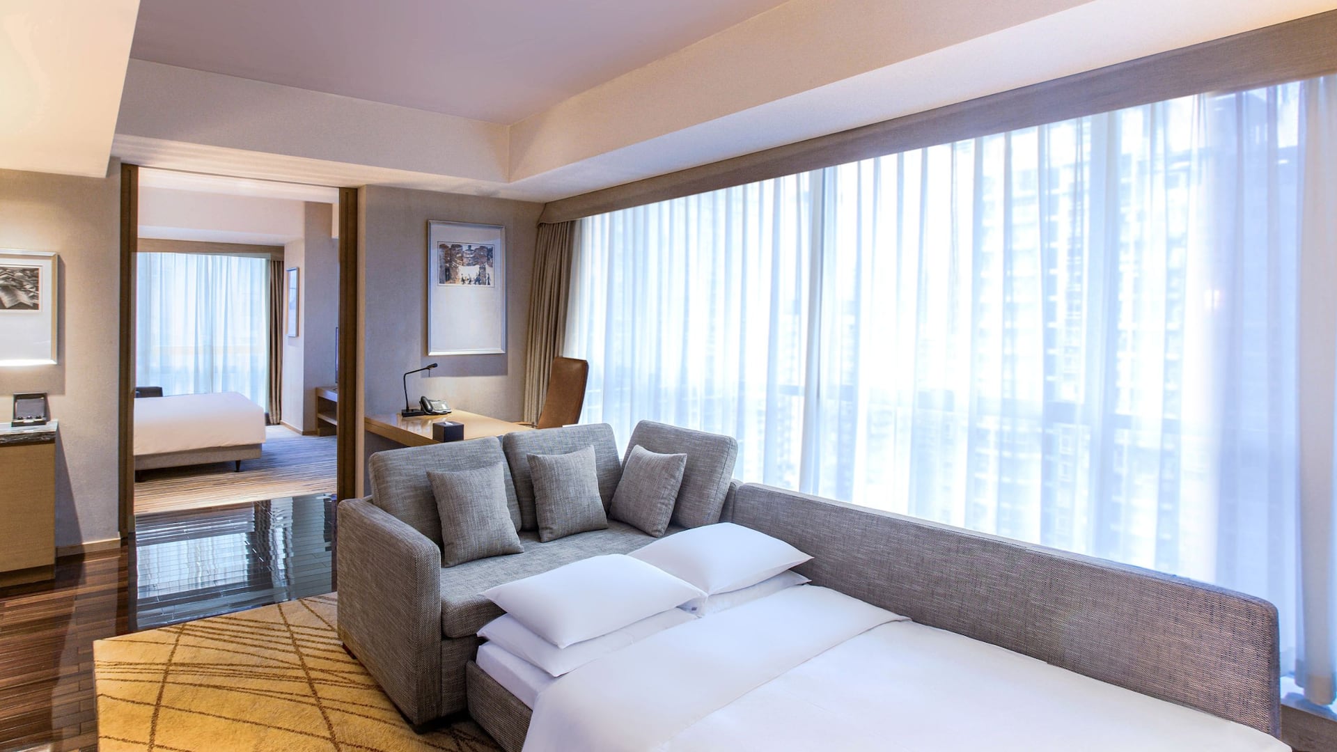 2 of 2 Hyatt Regency Chongqing Family Suite Sofa Bed