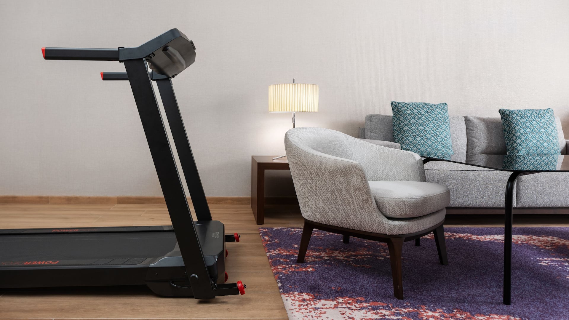 4 of 6 Hyatt Regency Oryx Doha Fitness Suite Living Area Two