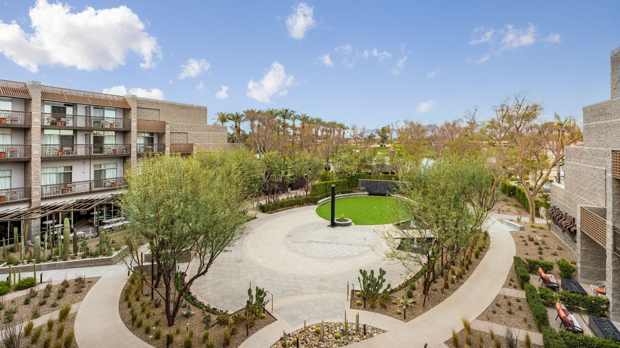 Grand Hyatt Scottsdale Resort Waterfall Terrace Empty