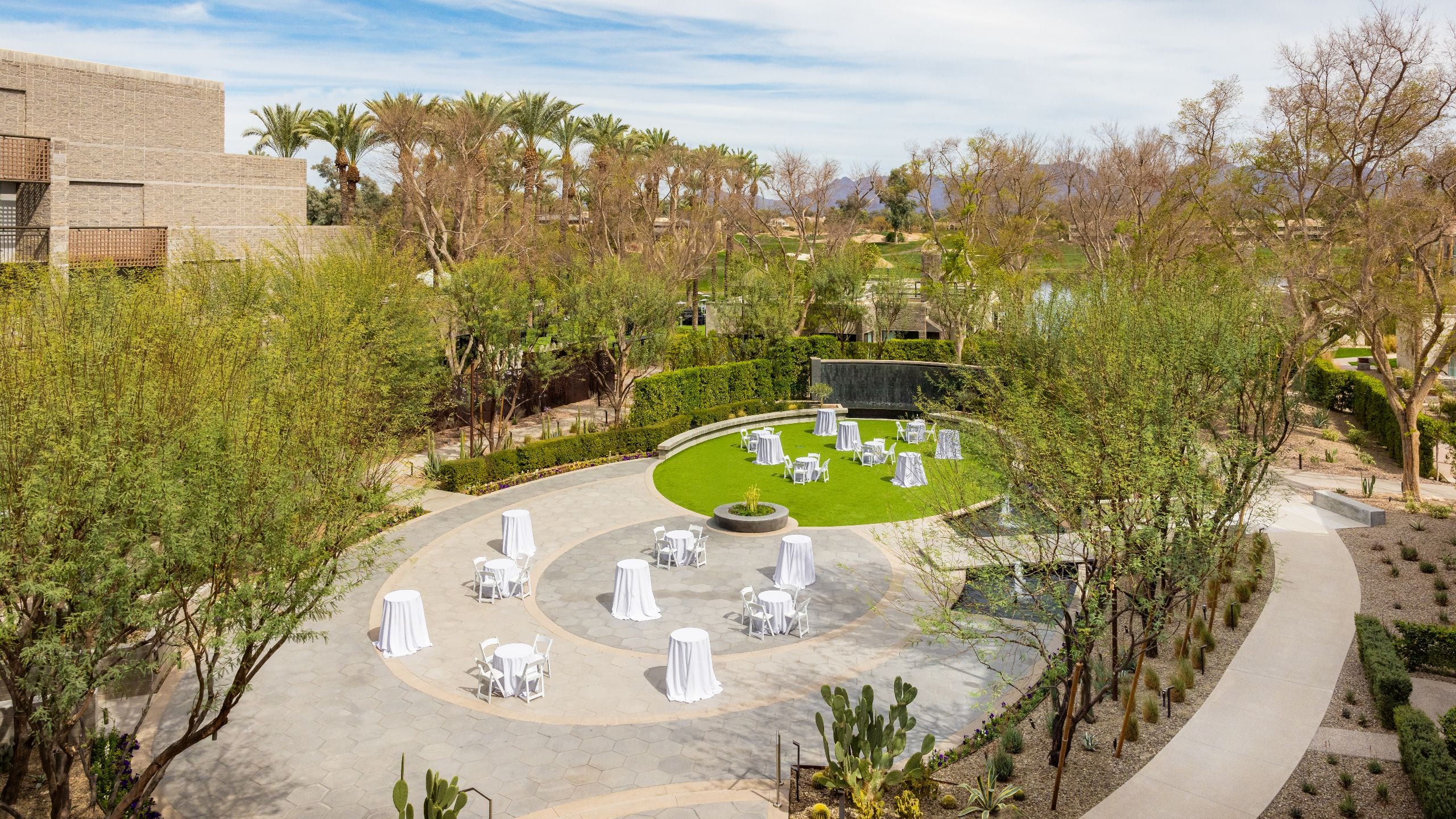 Grand Hyatt Scottsdale Resort Waterfall Terrace Reception