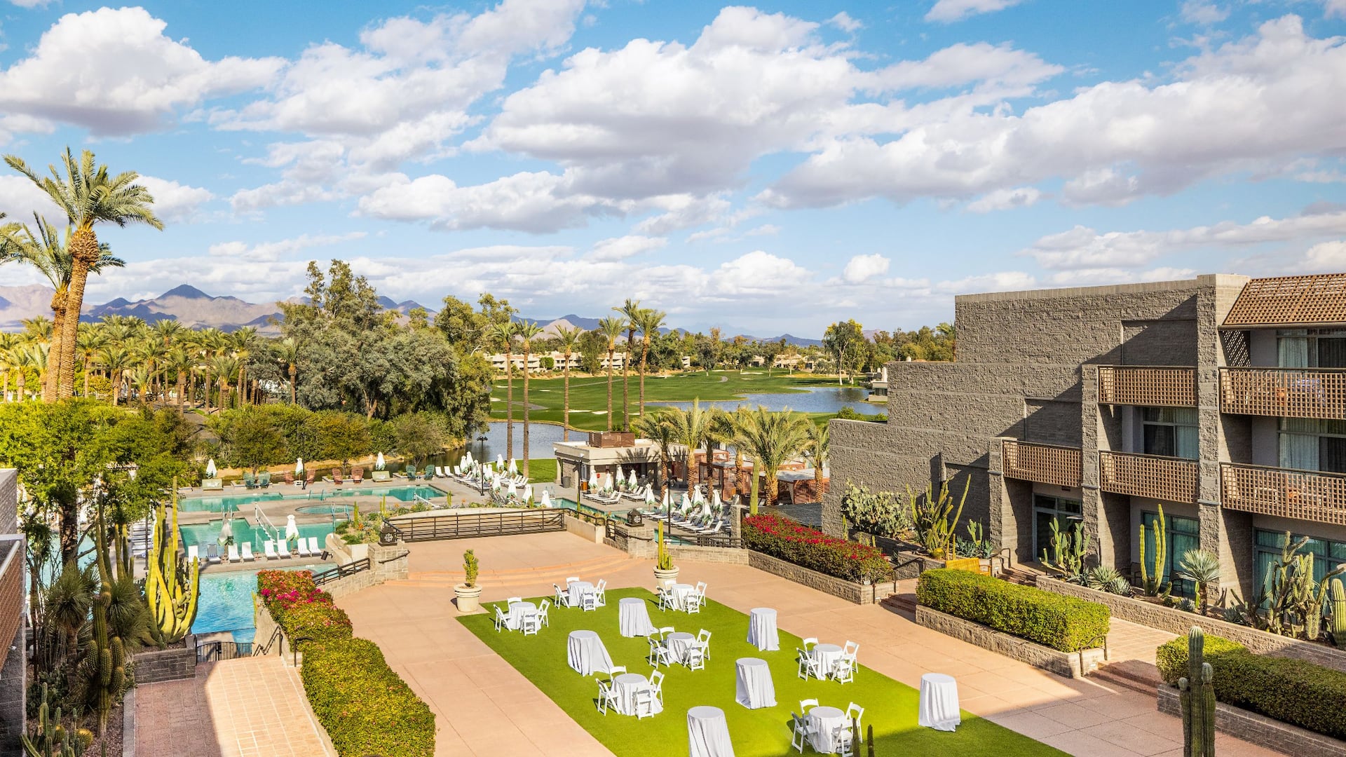 1 of 4 Grand Hyatt Scottsdale Resort Terrace Court Reception