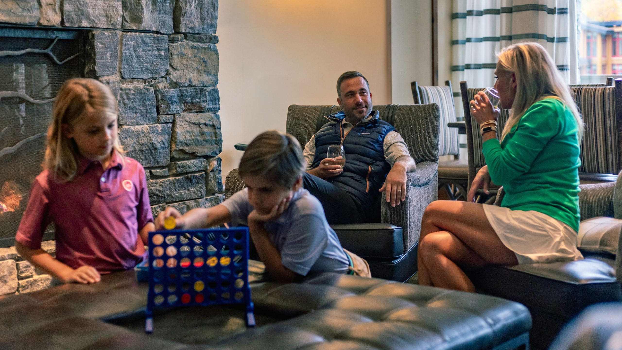 The Lodge at Spruce Peak Penthouse Lounge Lifestyle