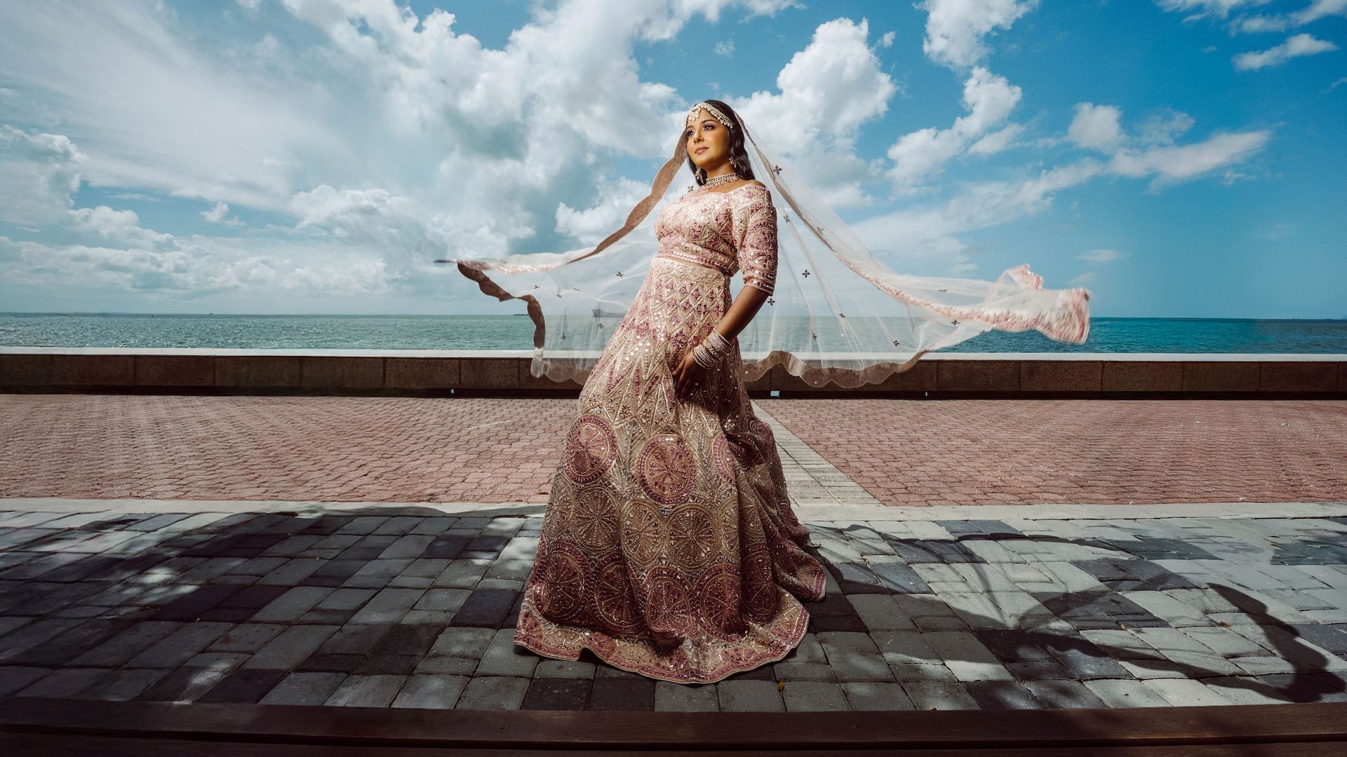 Hyatt Regency Trinidad Hindu Bride On Scenic Waterfront
