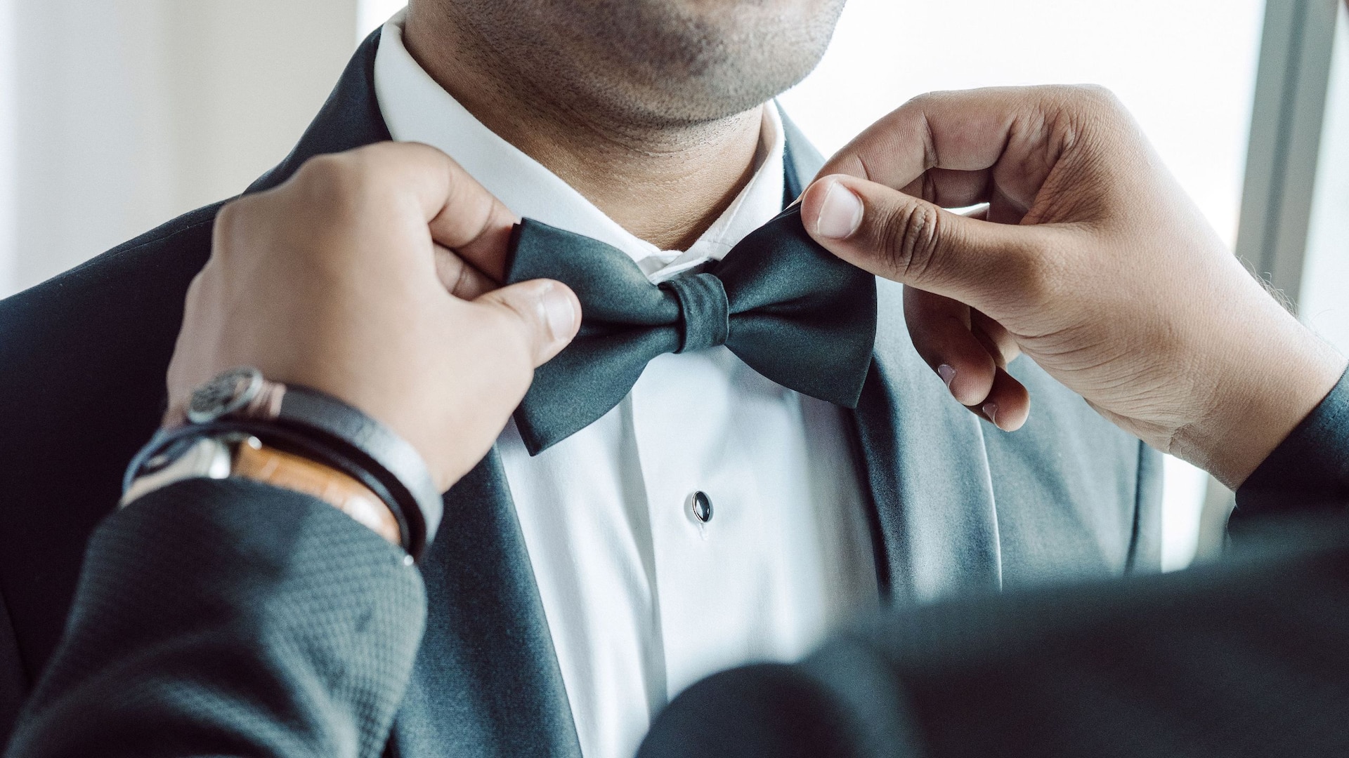 Hyatt Regency Trinidad Groom Bow Tie