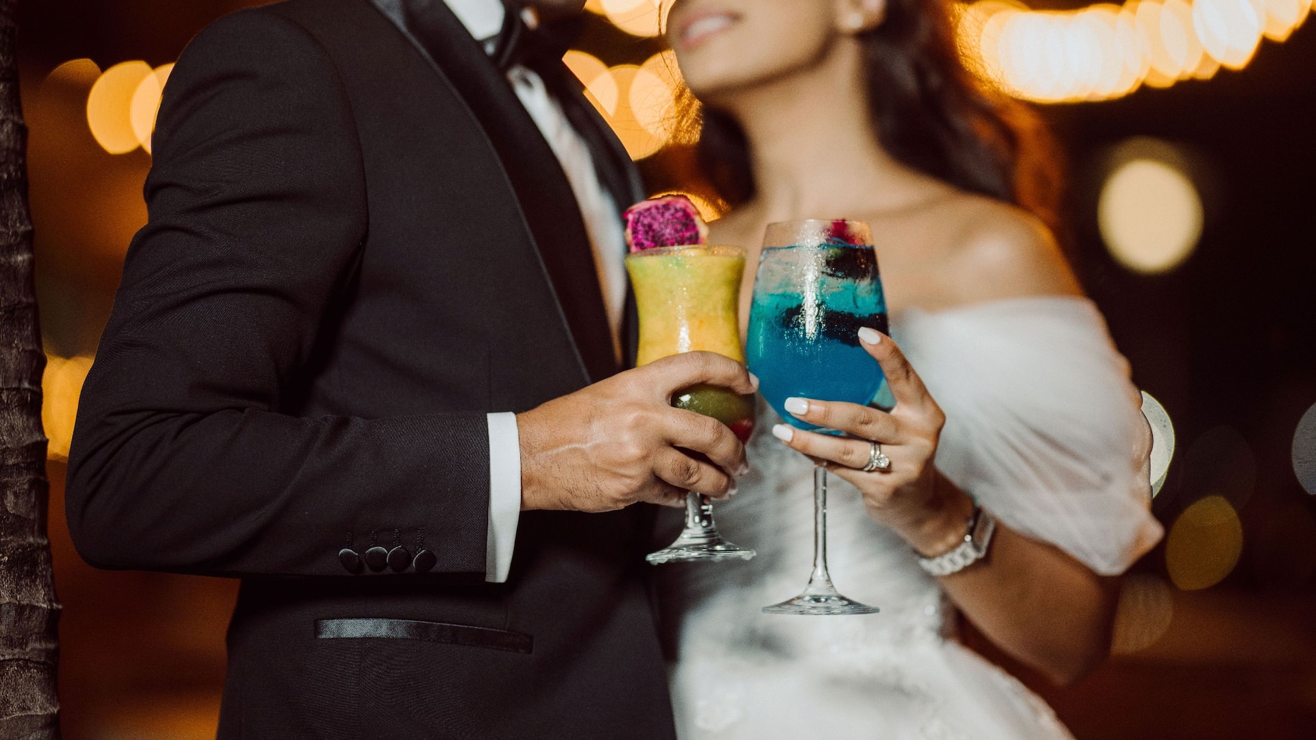 Hyatt Regency Trinidad Bridal Couple Toast