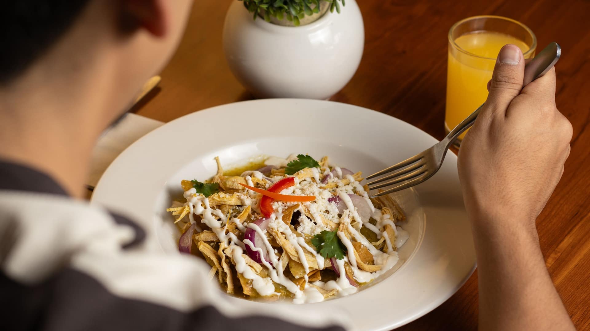 Hyatt Place Aguascalientes/Bonaterra Aguza Breakfast Chilaquiles