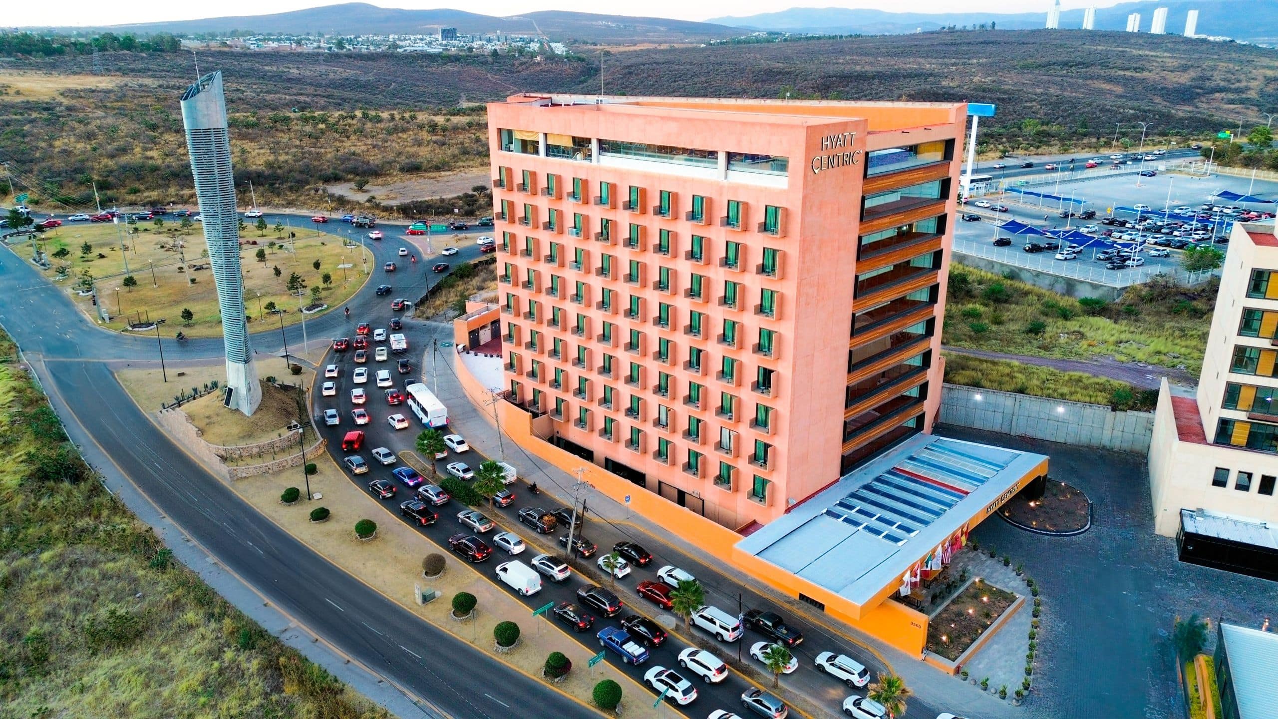 Hyatt Centric Campestre León Hotel Exterior Aerial Side View
