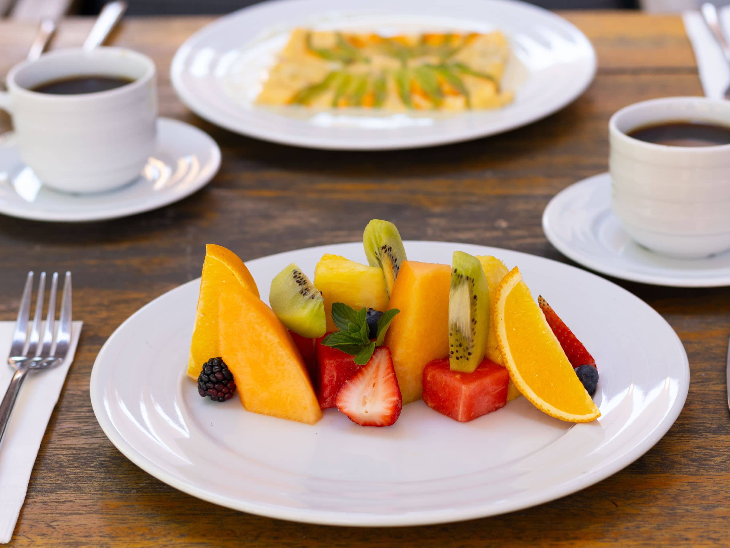 Hyatt Centric Campestre León Breakfast Fruit And Coffee At Xilote