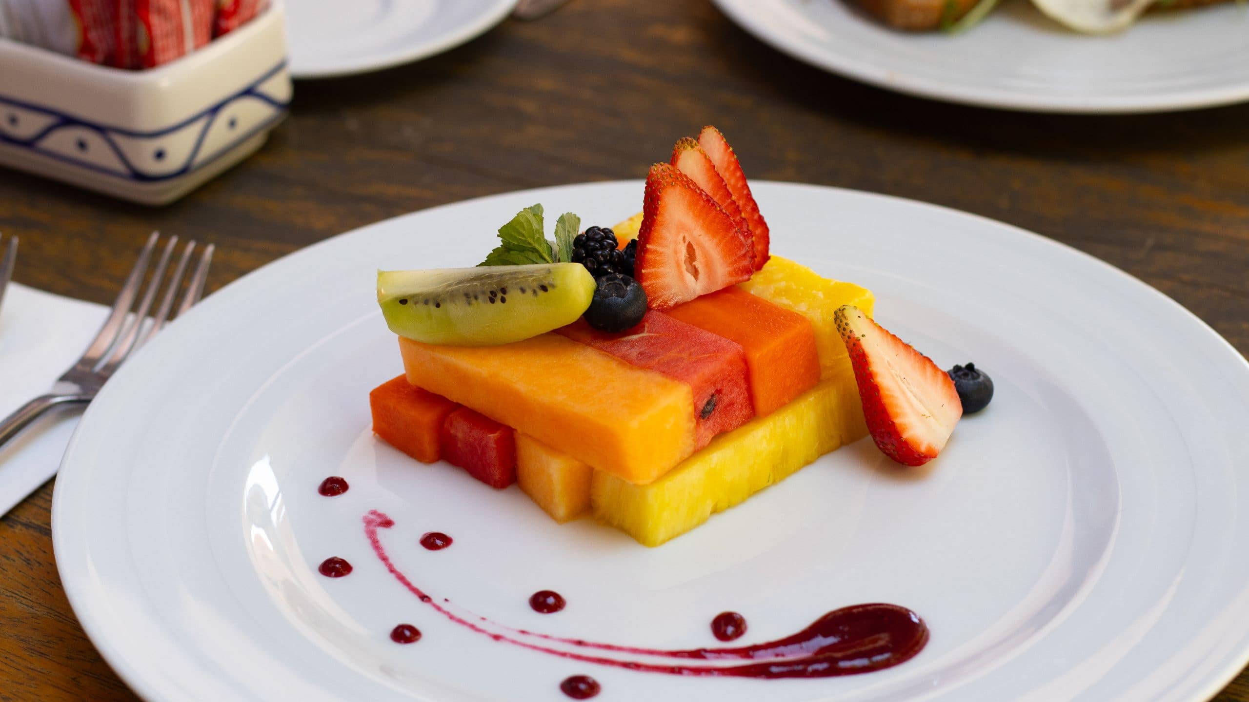 Hyatt Centric Campestre León Breakfast Fruit Close Up At Xilote