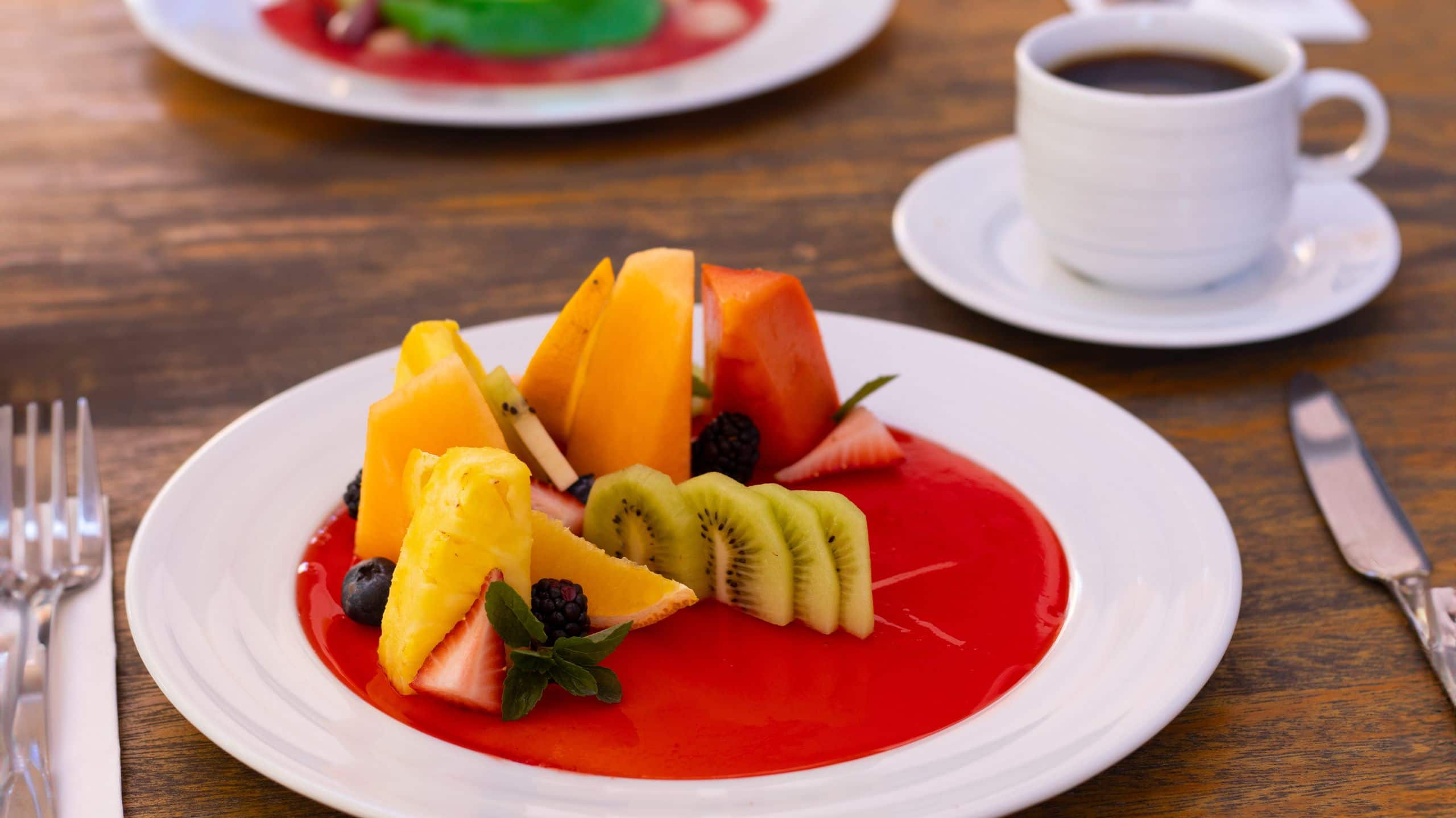 Hyatt Centric Campestre León Breakfast Fruit With Sweet Dressing Xilote
