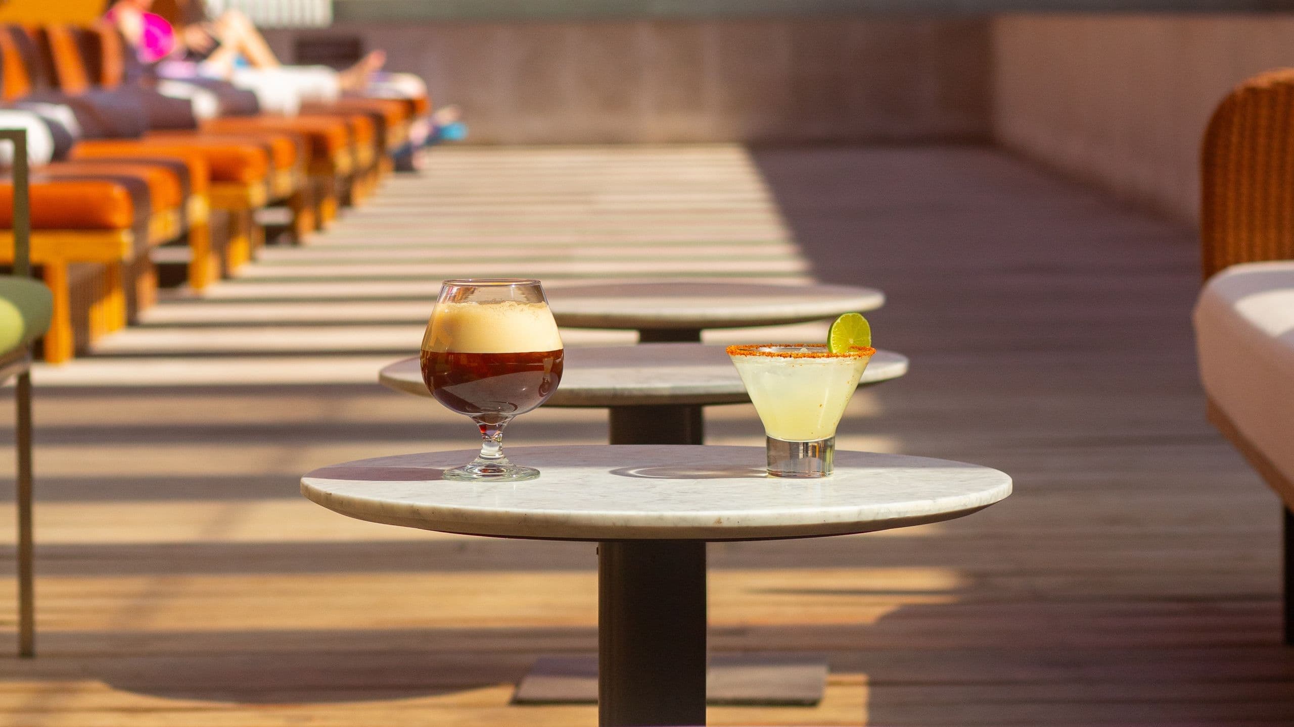 Hyatt Centric Campestre León Espresso Martini And Margarita By The Pool