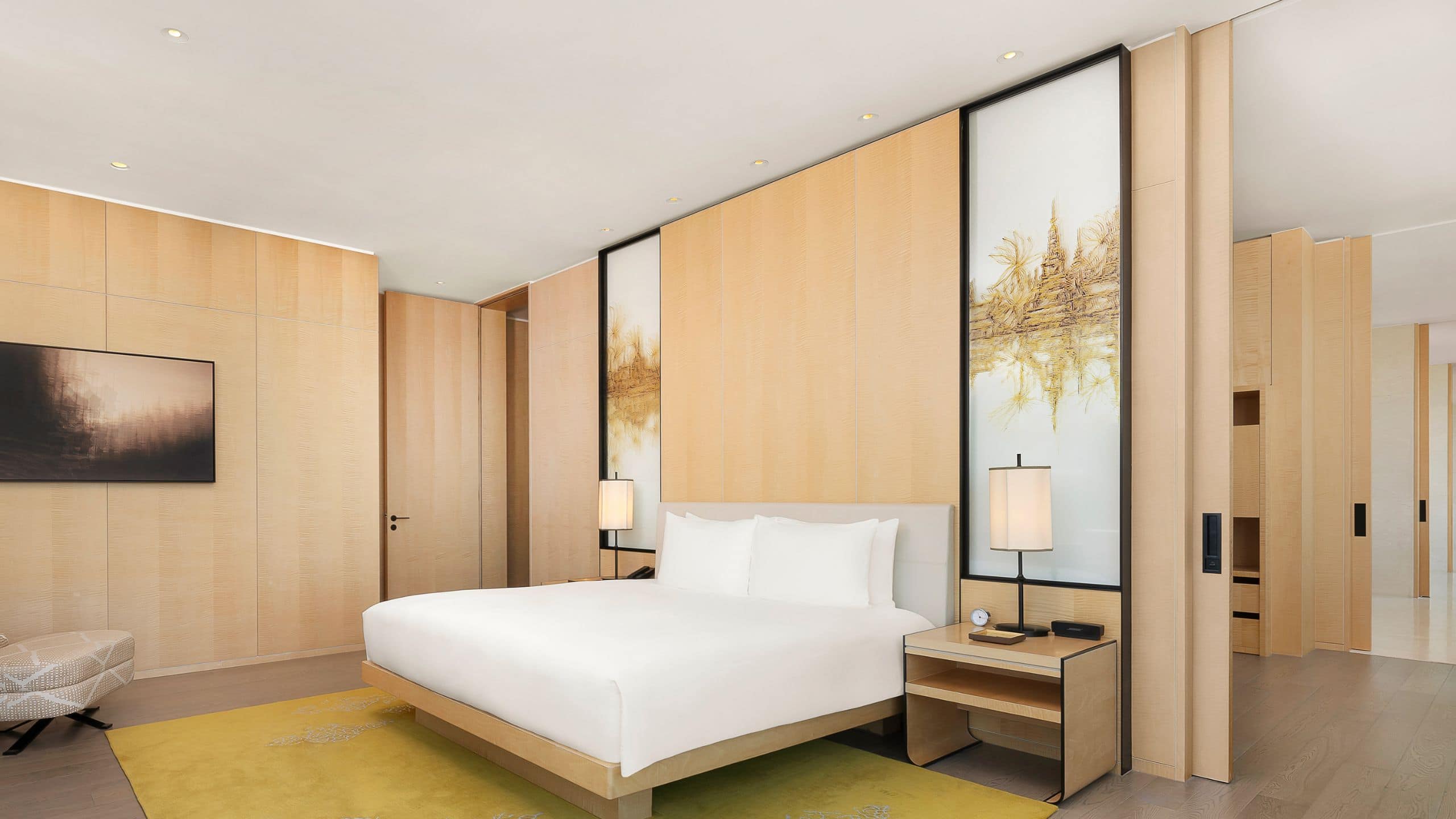 Park Hyatt Bangkok Presidential Suite Bedroom Dutch Angle