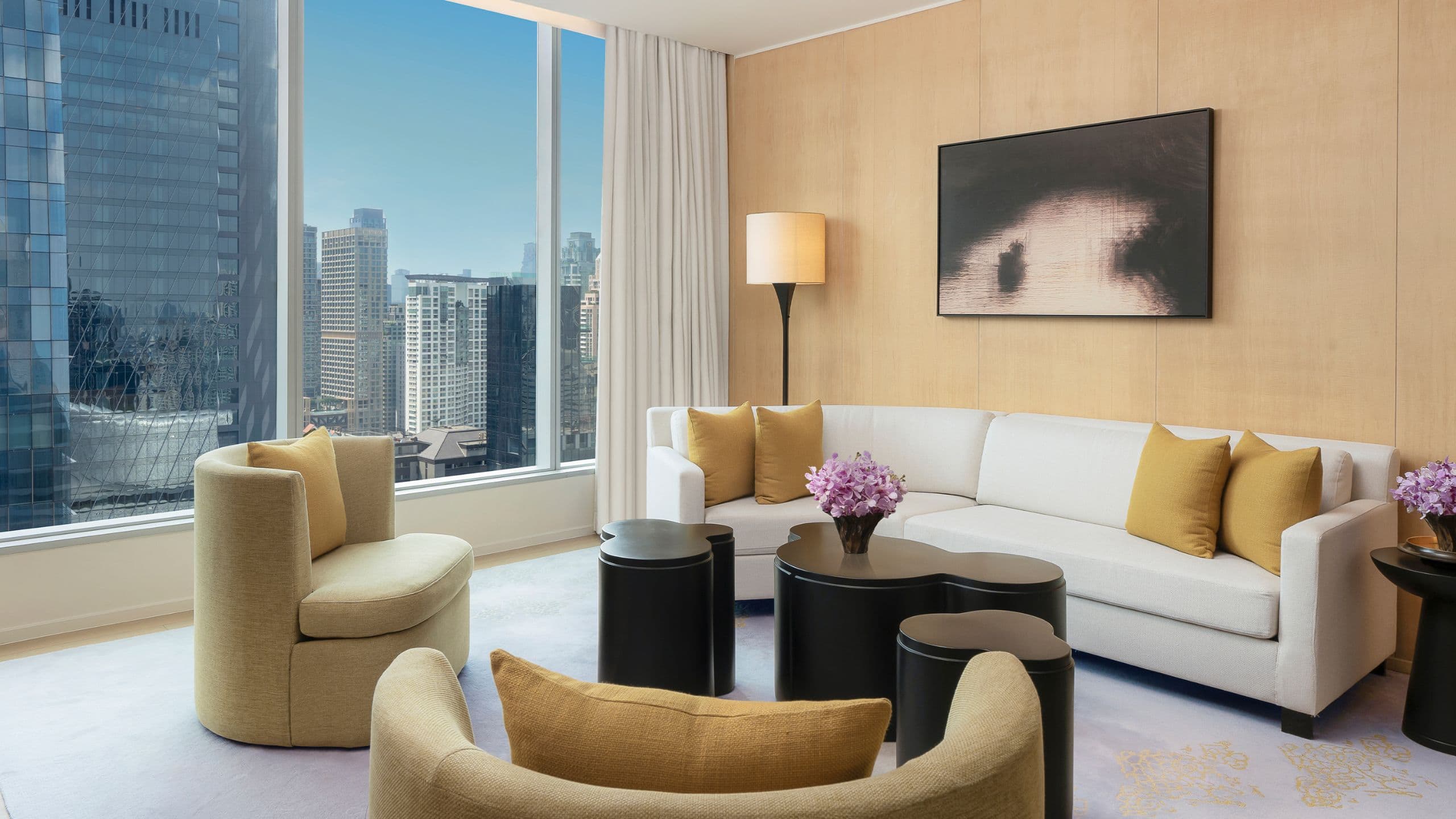 Park Hyatt Bangkok Park Executive Suite Living Room Dutch Angle