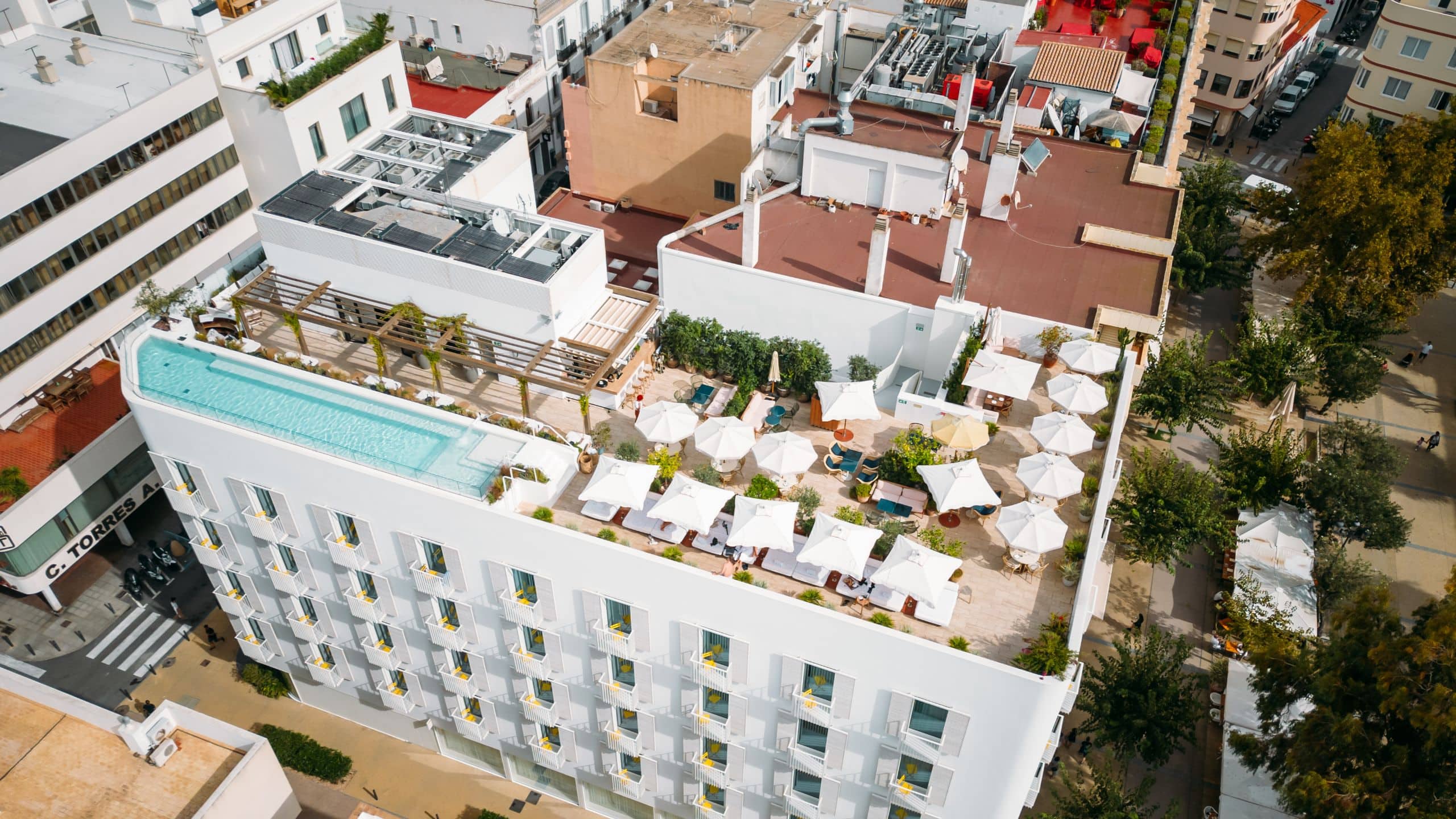 The Standard, Ibiza Rooftop Pool View