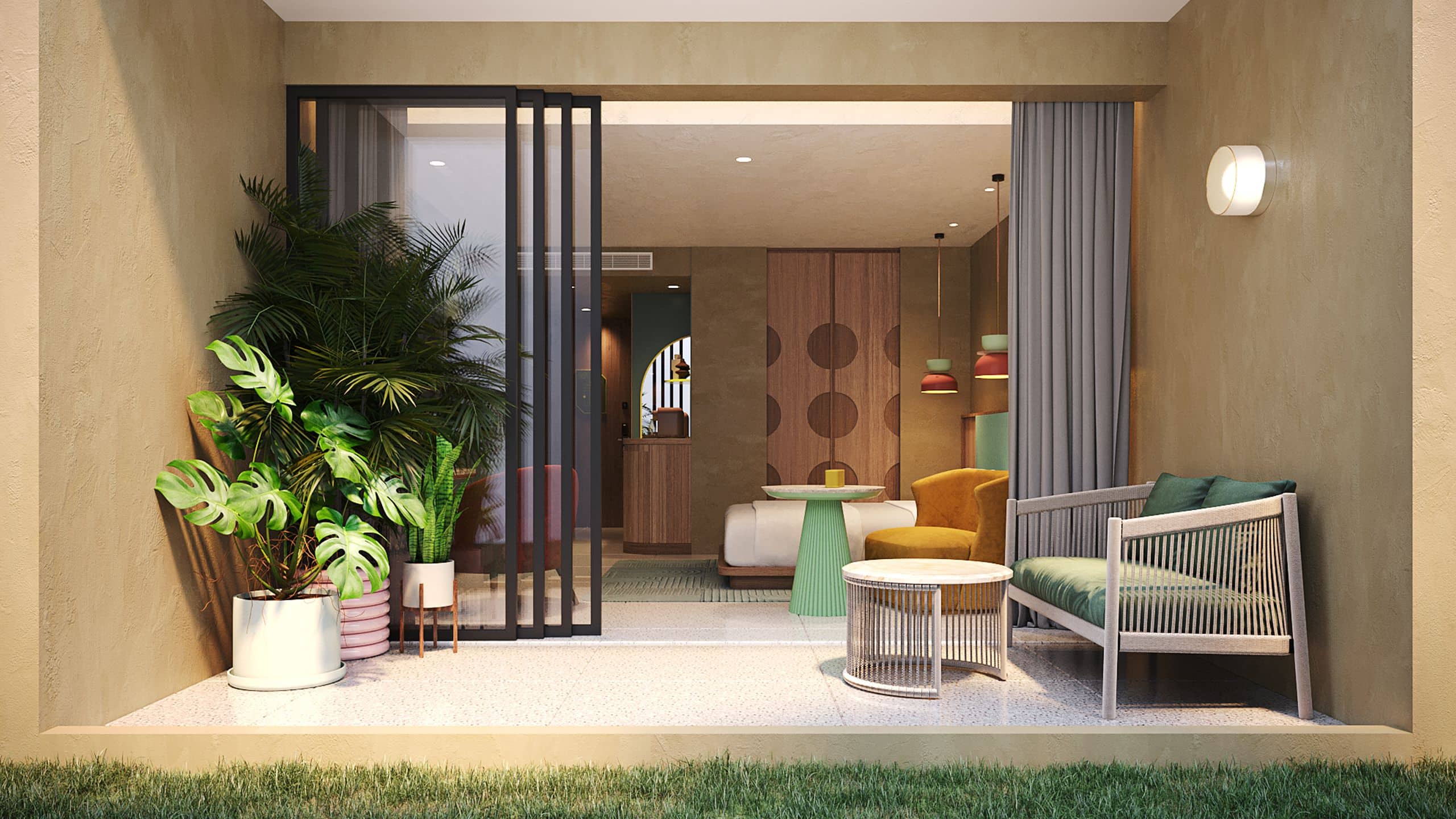 1/1 Studios at Alila Seminyak King Bed Terrace Room