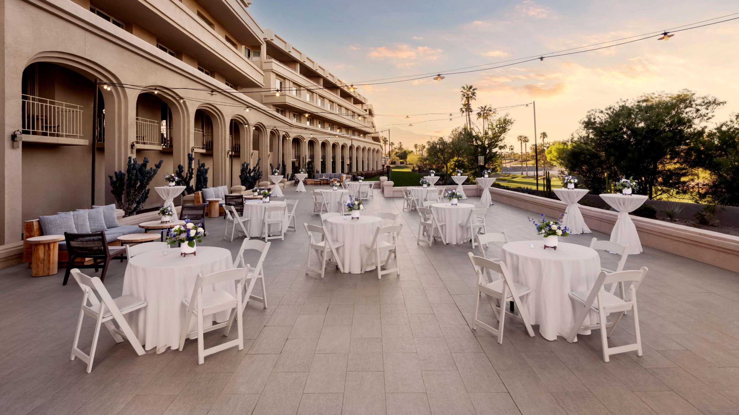Grand Hyatt Indian Wells Resort & Villas Indian Wells Verbana Terrace Sunset