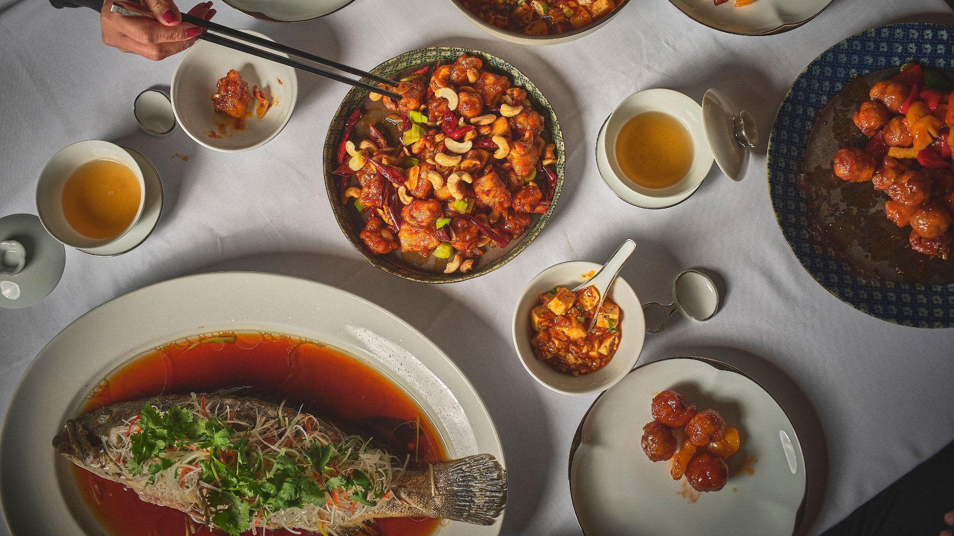 1 of 2 Global Chinese Family Dinner Action