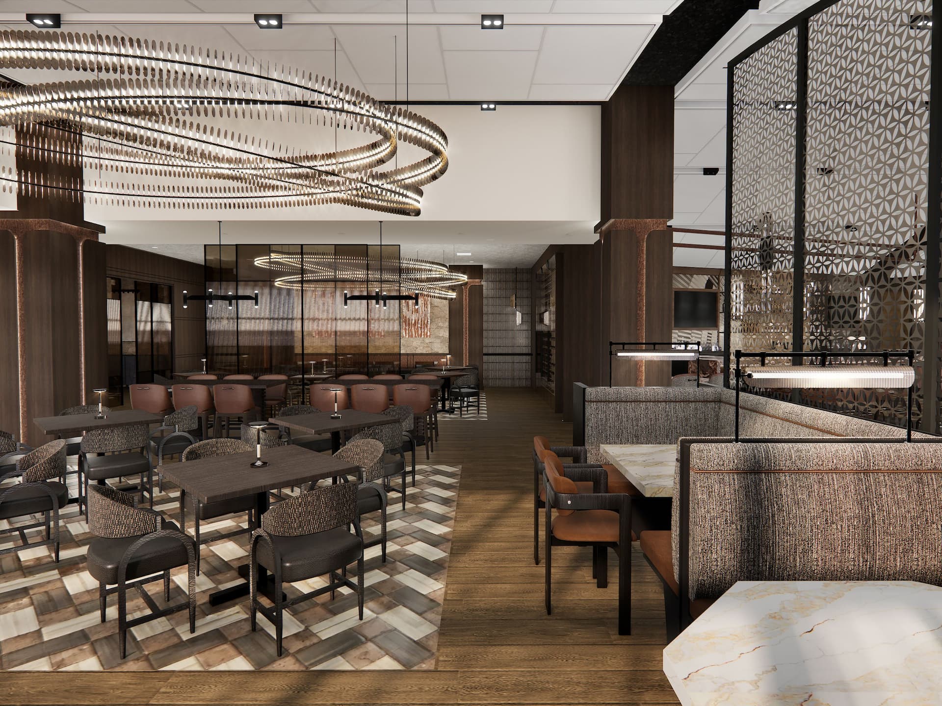 Grand Hyatt DFW Rendering Dining
