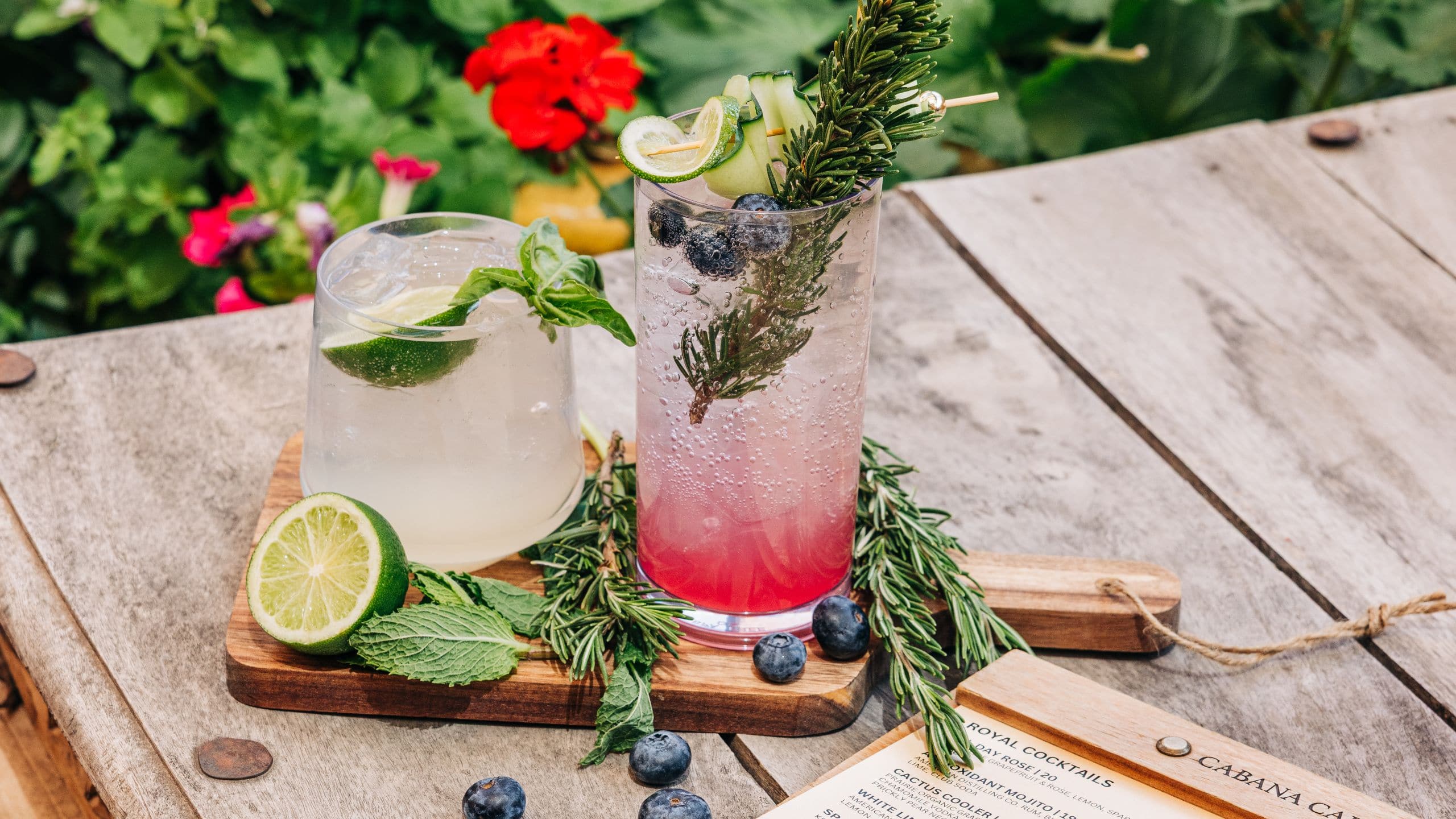 Royal Palms Resort and Spa Herbal Cocktails With Menu