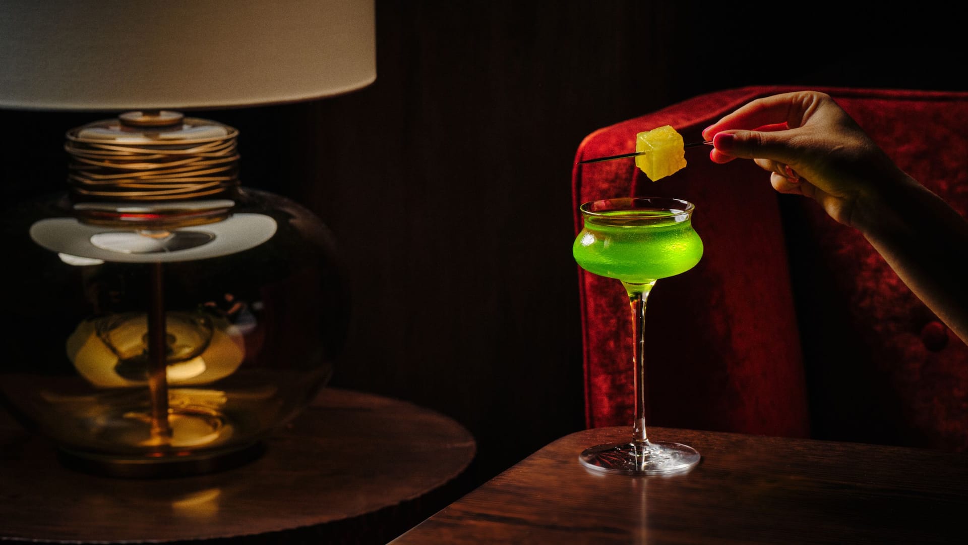 Hyatt Regency Tokyo Nineteen Eighty Lounge Bar Cocktail Green