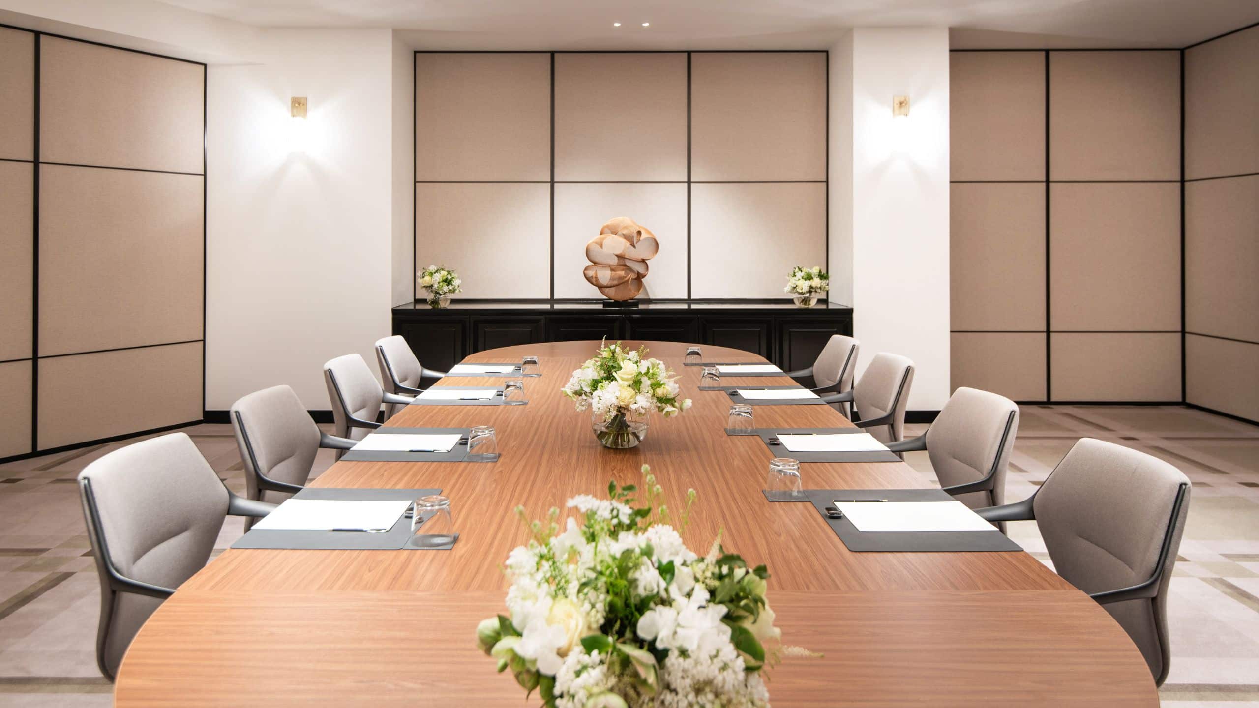 Park Hyatt London River Thames Meeting Room One Boardroom Style