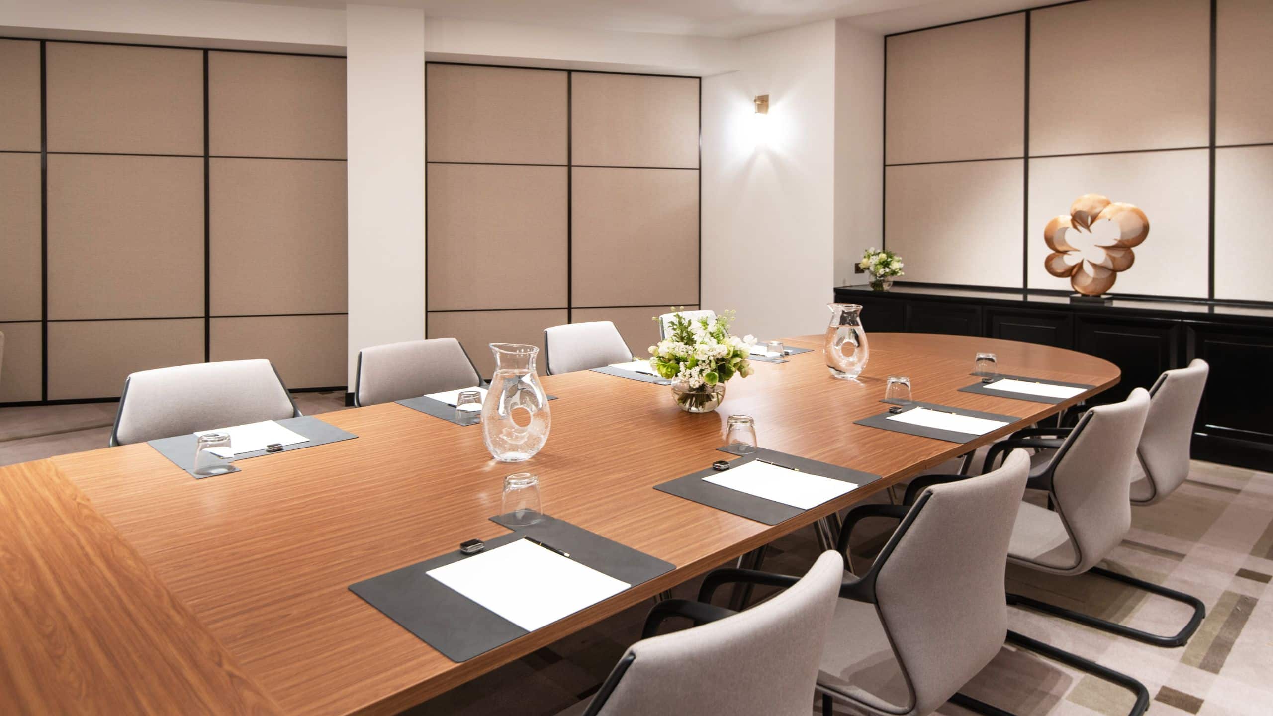 2 of 4 Park Hyatt London River Thames Meeting Room One Close View