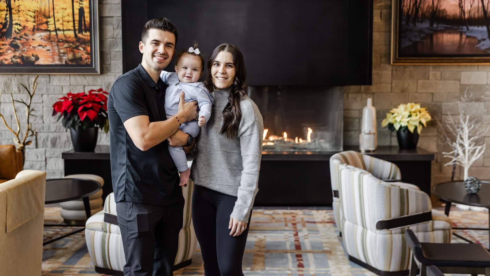 Grand Hyatt Deer Valley Military Family In Lobby