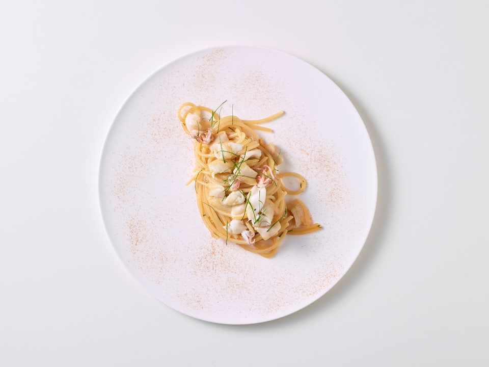 Risotto is one of the signature dishes for dinner at fine dining restaurant Pellico 3 Milano – Park Hyatt Milan.
