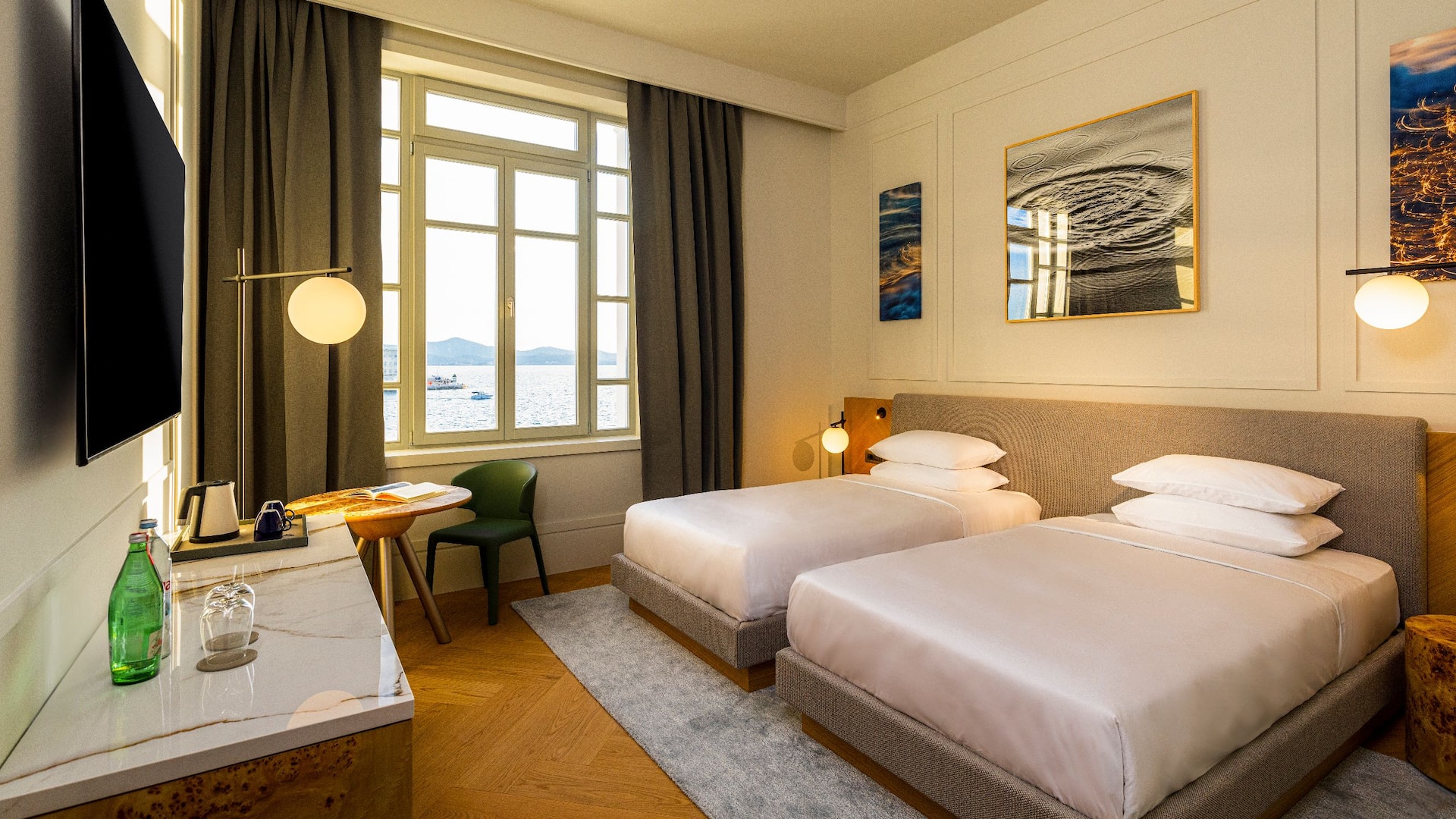 1 de 3 Hyatt Regency Zadar Twin Bed Sea View